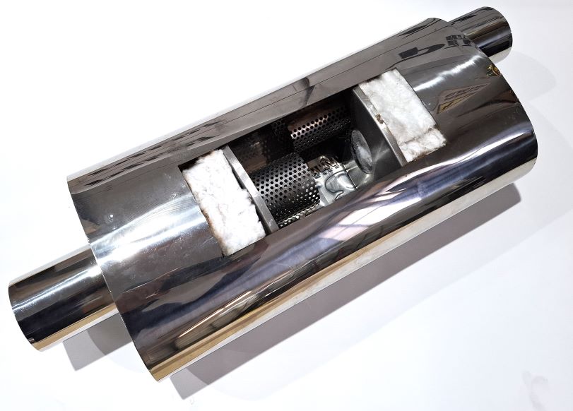 Toba Esapament Inox PILOT Performance Silentioasa Ovala Cu Camera Interioara