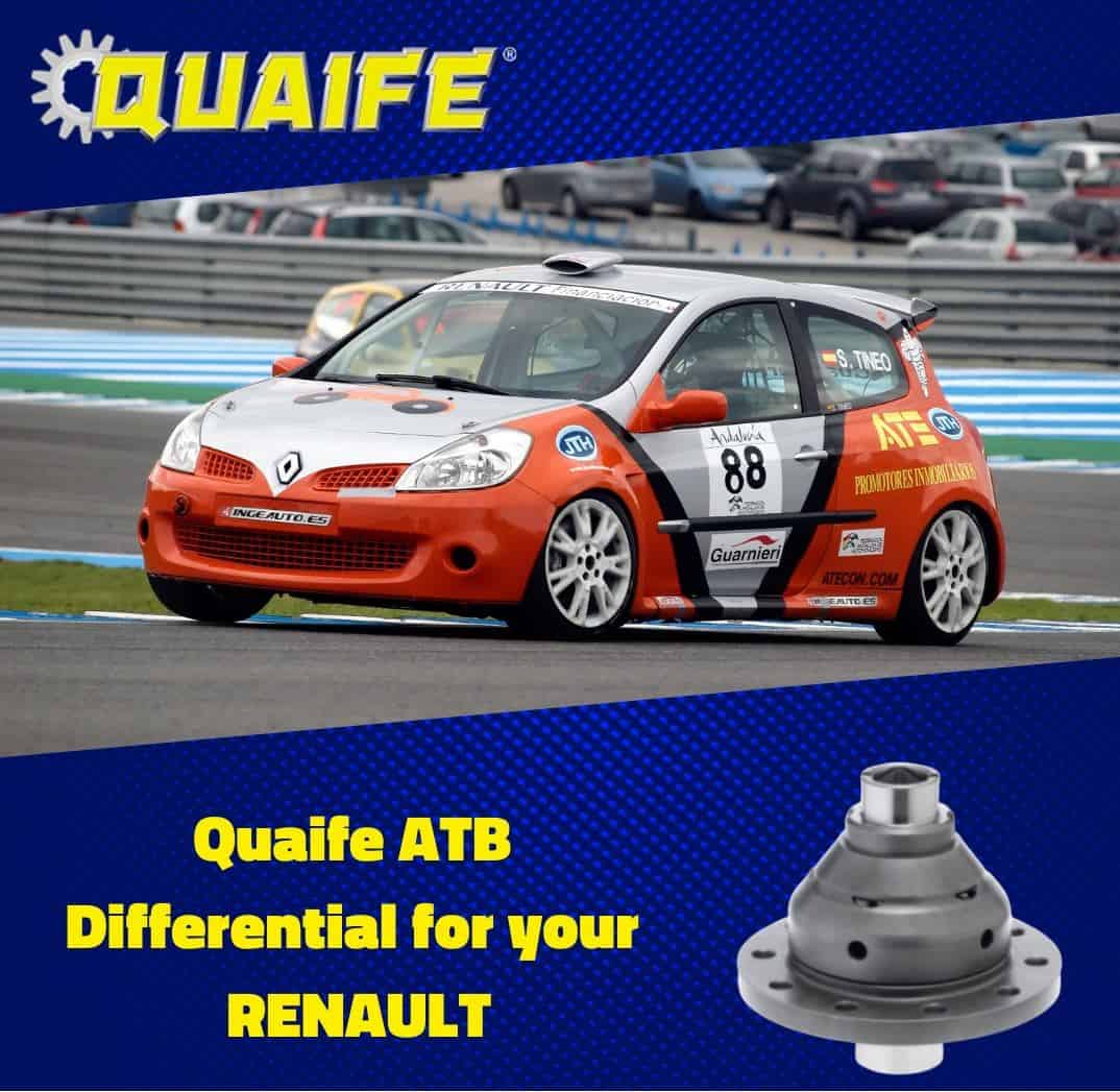 Diferential autoblocant Quaife ATB Renault Clio 3 RS