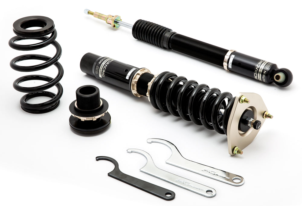 Suspensie Reglabila Coilover BC Racing BR - Audi A4 B9 (16+) FWD, strut 53mm (S-27-BR-RS)