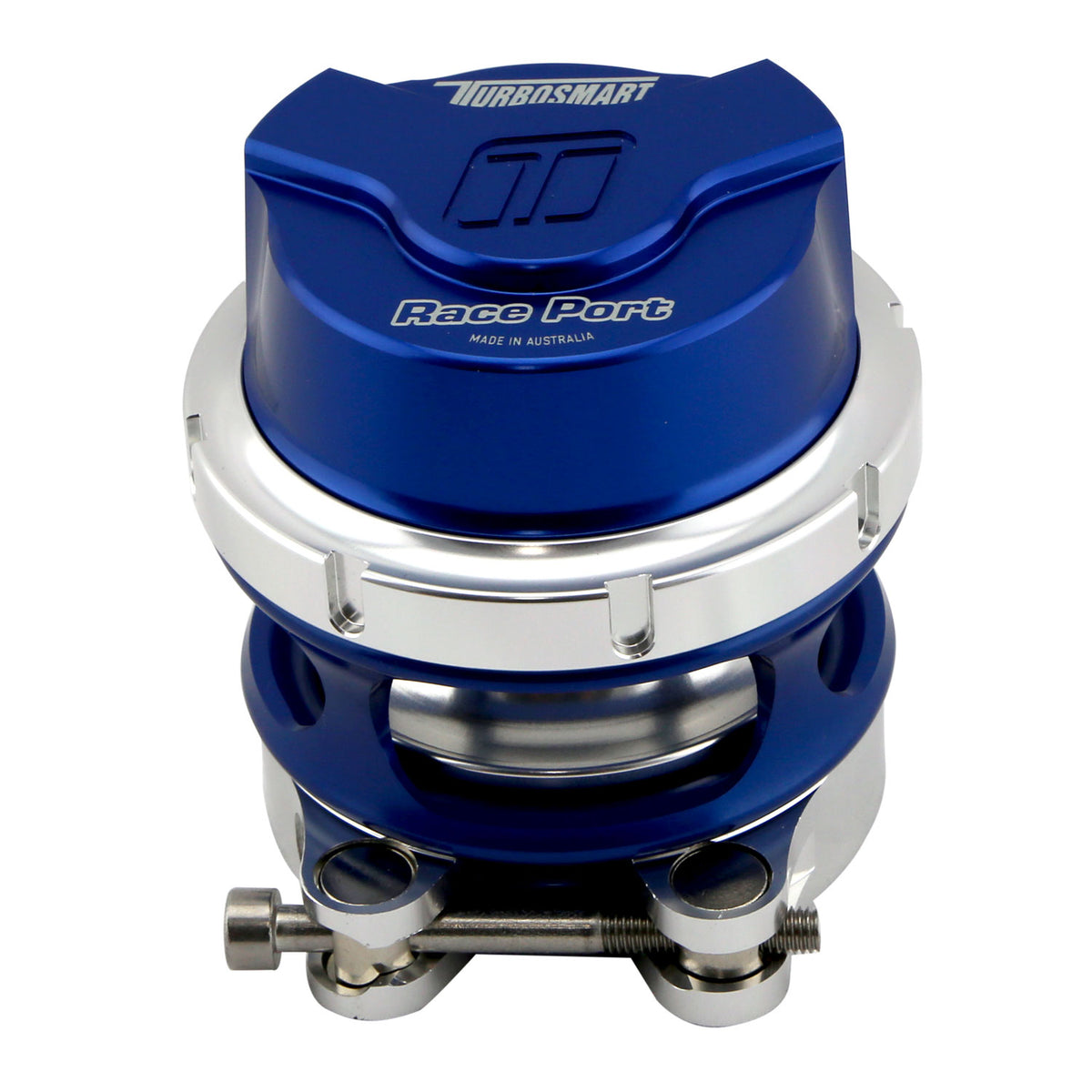 Supapa blow-off Turbosmart Race Port GenV, albastru - TS-0204-1131