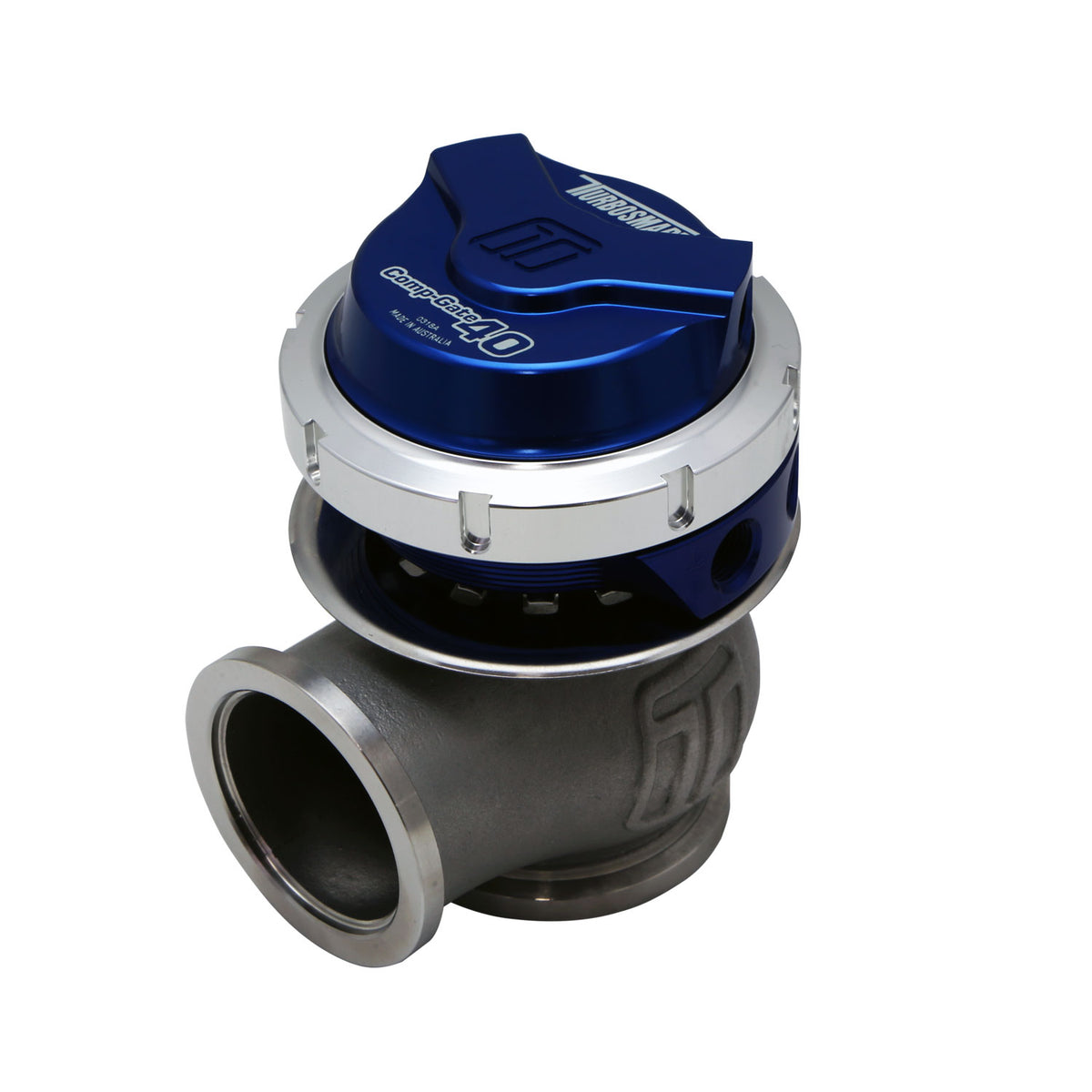 Wastegate extern Turbosmart Comp-Gate 40 GenV 14 psi, albastru - TS-0552-1011