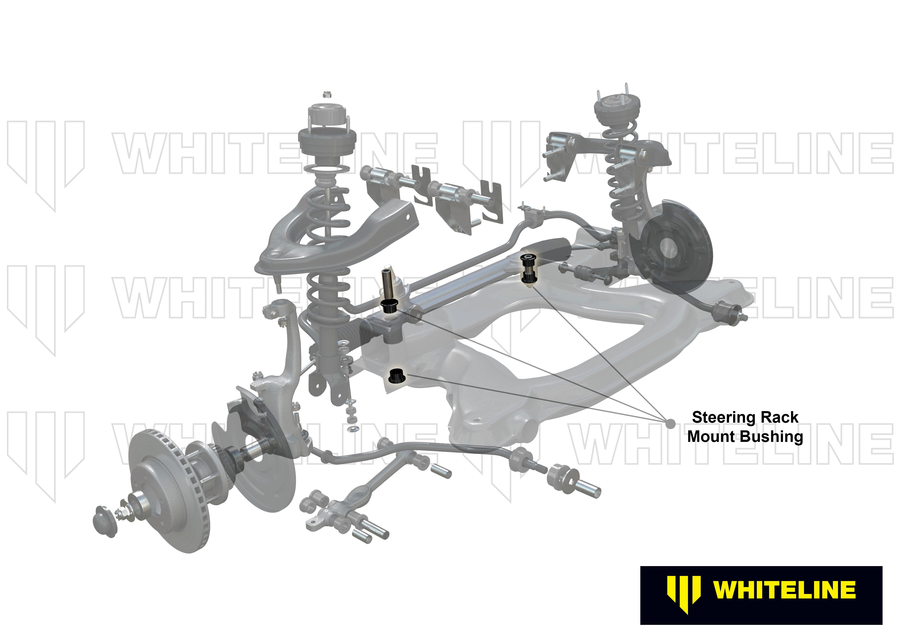 Set bucse suport caseta directie Whiteline pentru Ford Ltd - W11213