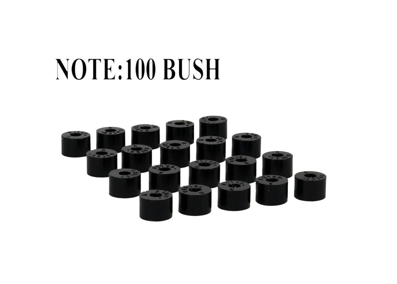 Bieleta antiruliu set bucse Whiteline pentru Universal Products Bulk/Trade Packs - W21169/100