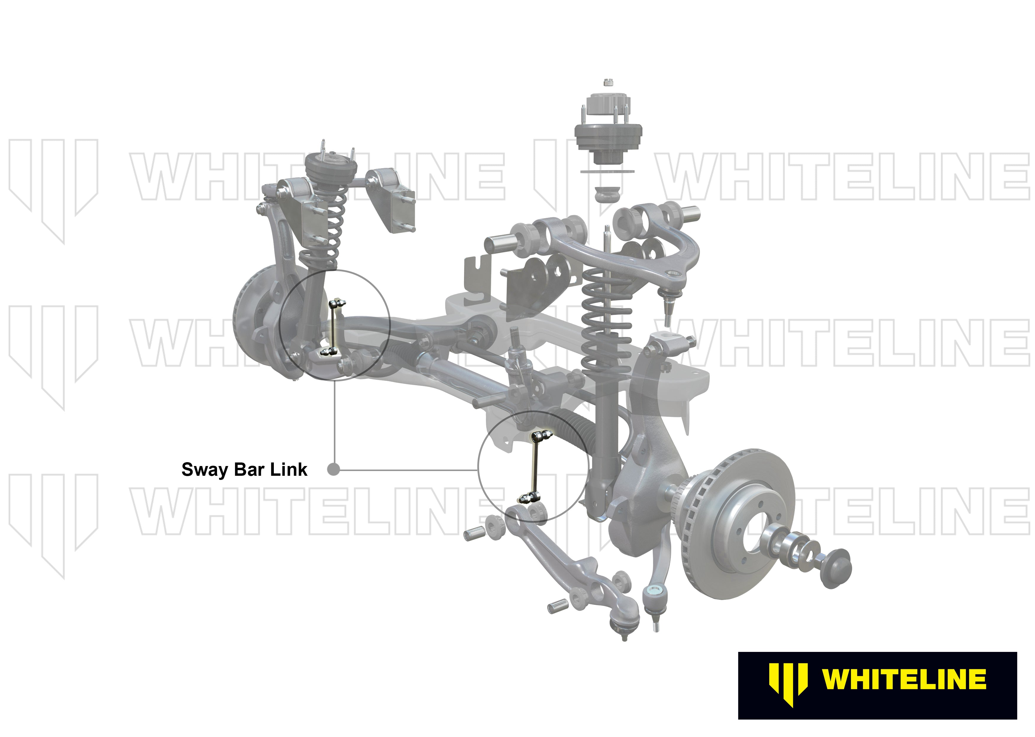 Set bielete antiruliu Whiteline pentru Universal Products Sway Bar Products - W23381