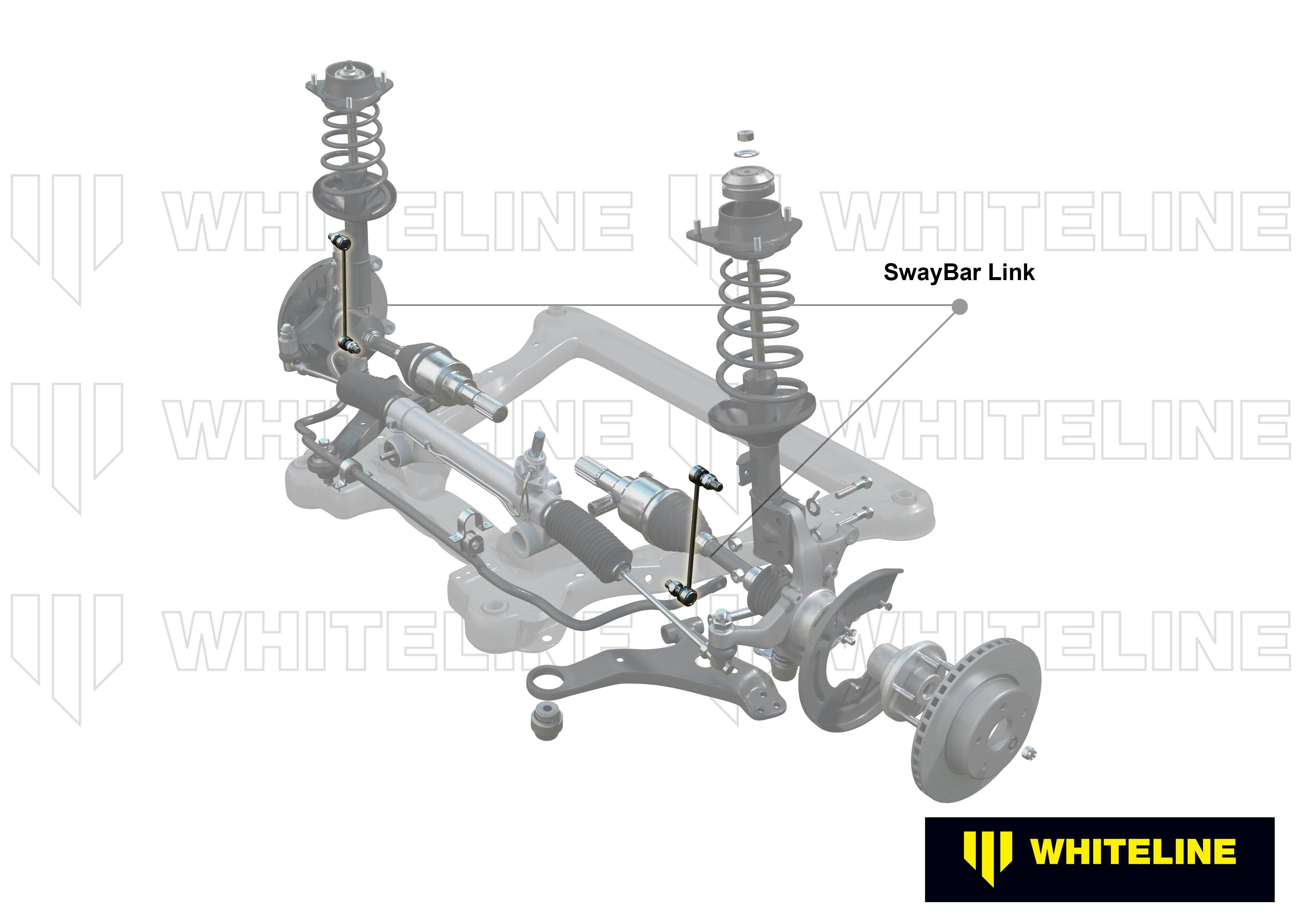Set bielete antiruliu Whiteline pentru Toyota Alphard / Vellfire / Universal Products Sway Bar Products - W23612