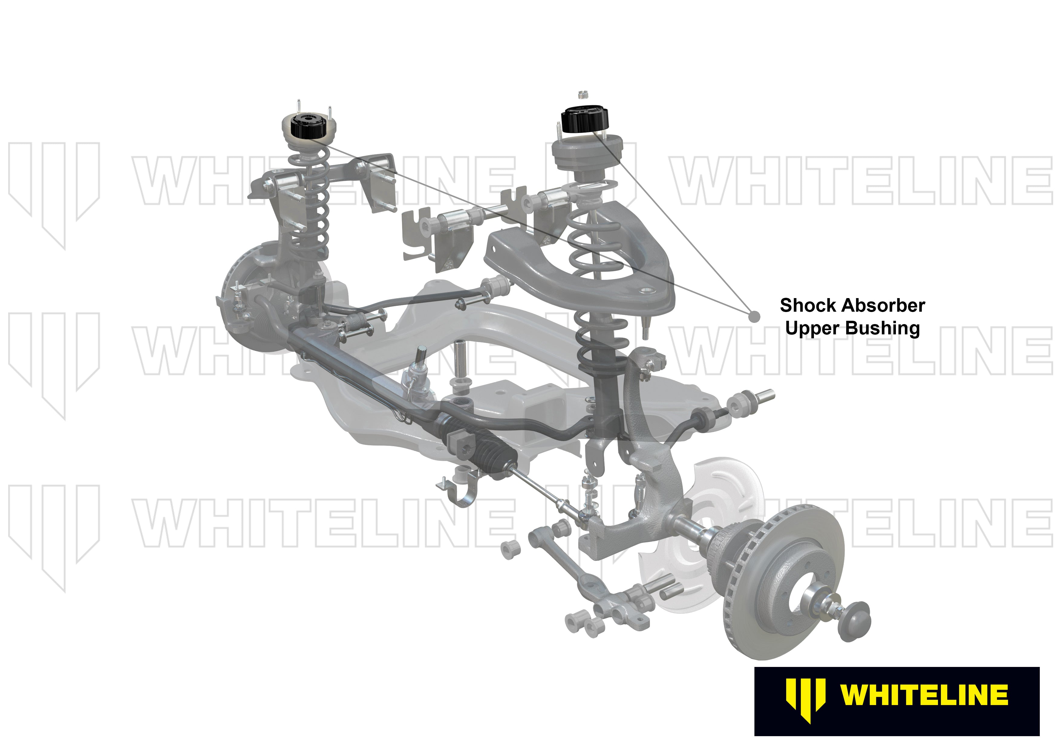 Set bucse superioare amortizor Whiteline pentru Ford Ltd - W31783
