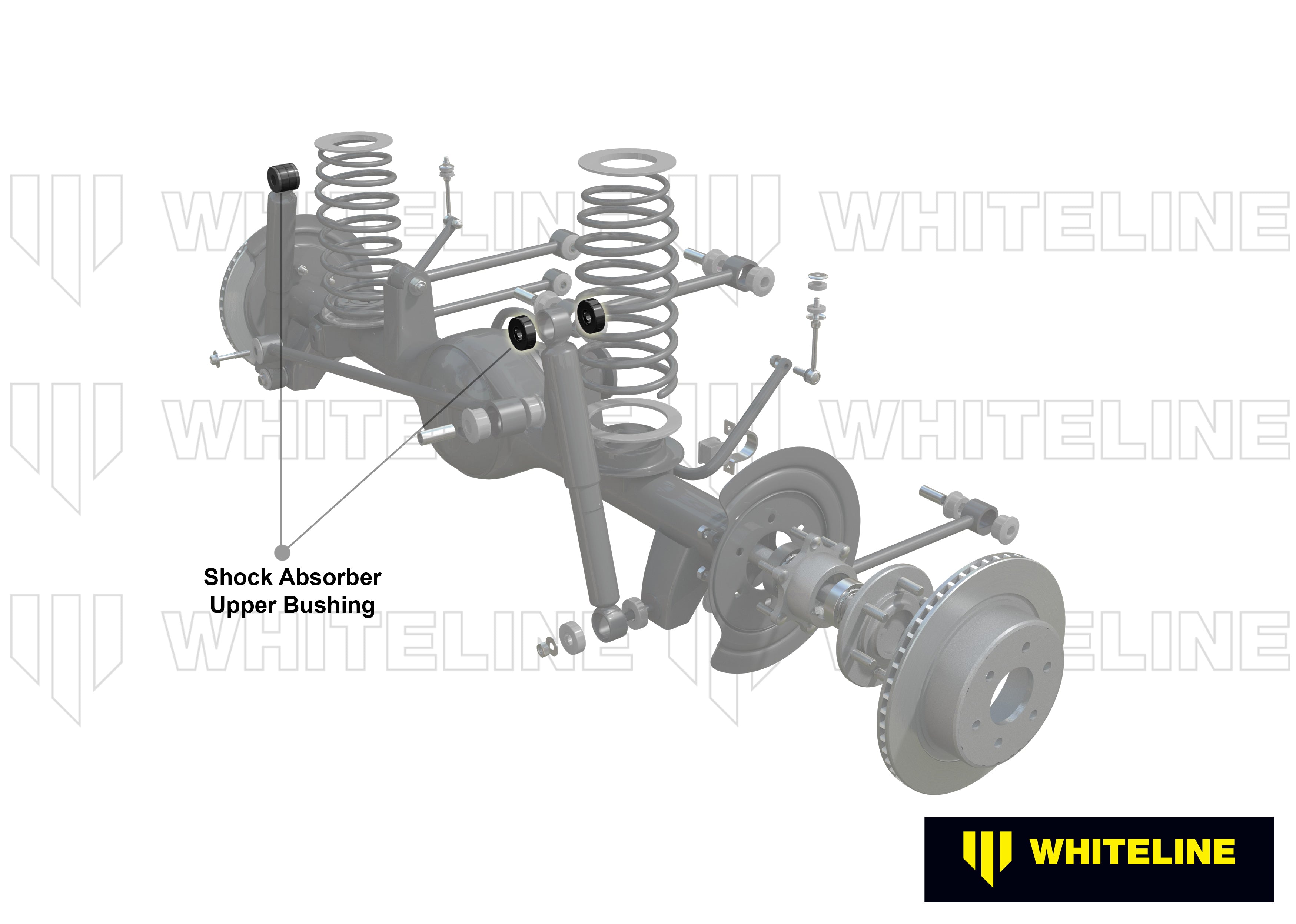 Set bucse superioare amortizor Whiteline pentru Toyota 4 Runner - W33342
