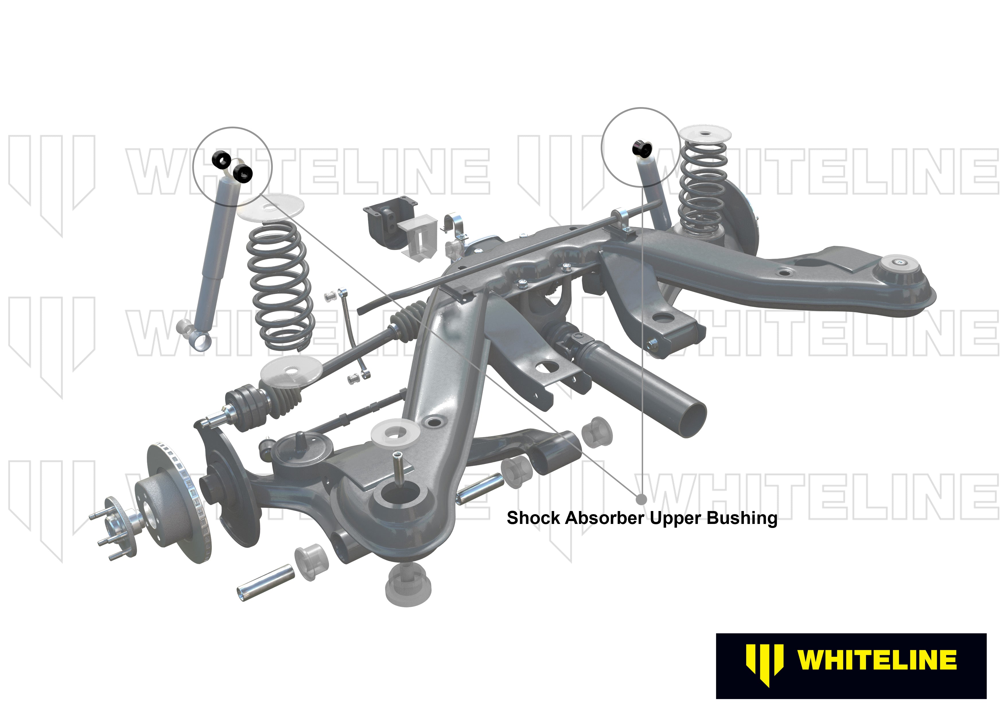 Flansa amortizor kit Whiteline pentru BMW Seria 3 - W44040