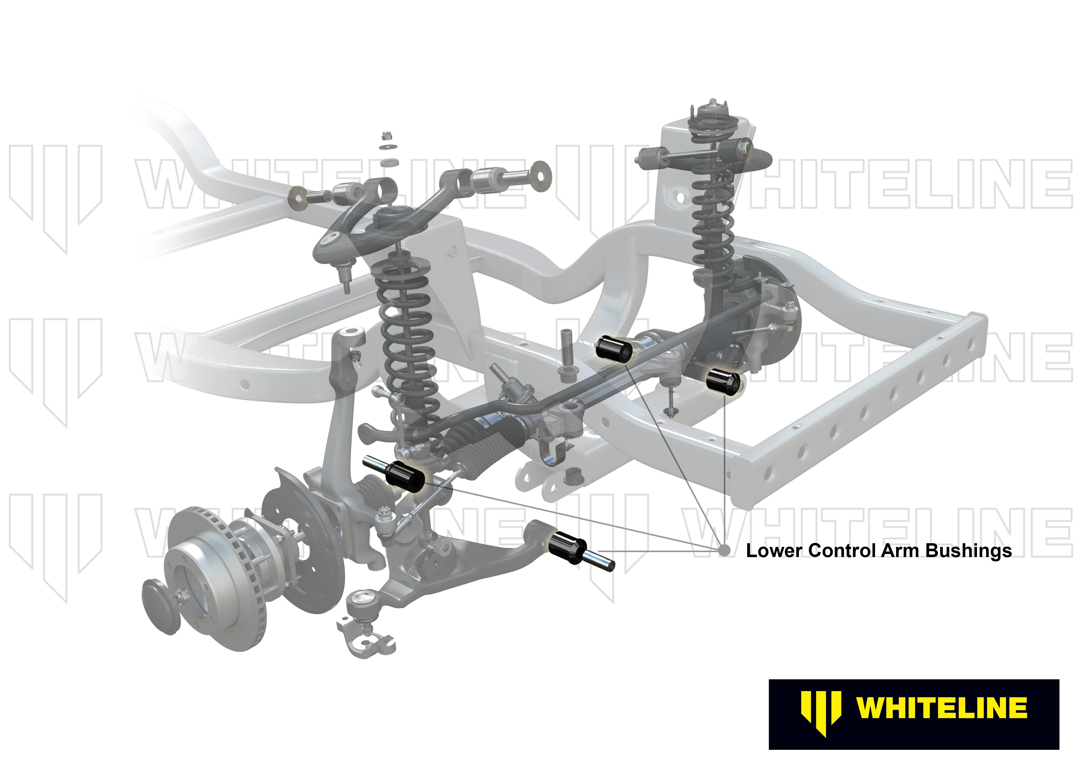 Set bucsi brat suspensie inferior interior Whiteline pentru Jaguar Xjsc - W51512