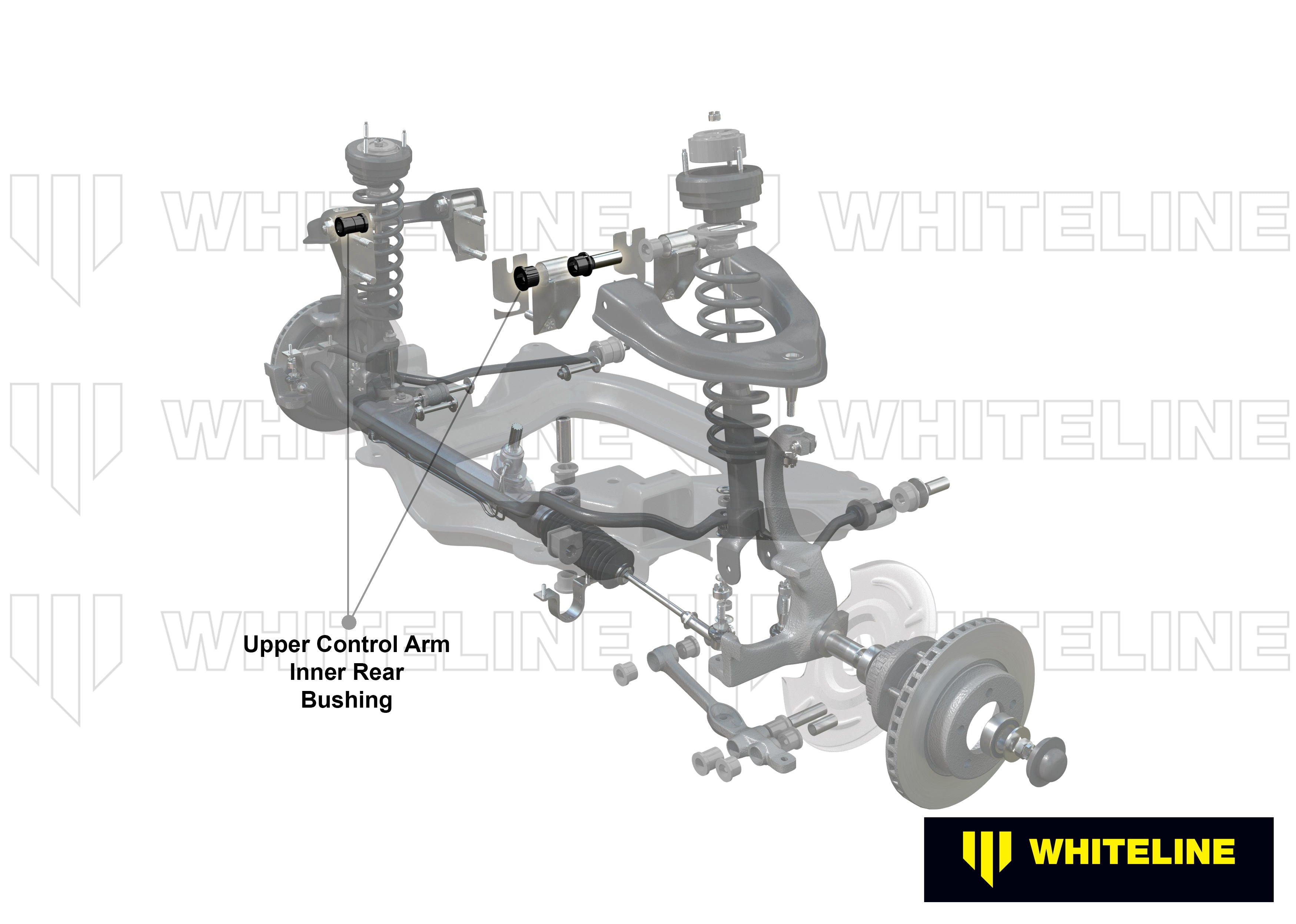 Brat suspensie superior inner rear set bucsi Whiteline pentru Toyota 4 Runner - W51691