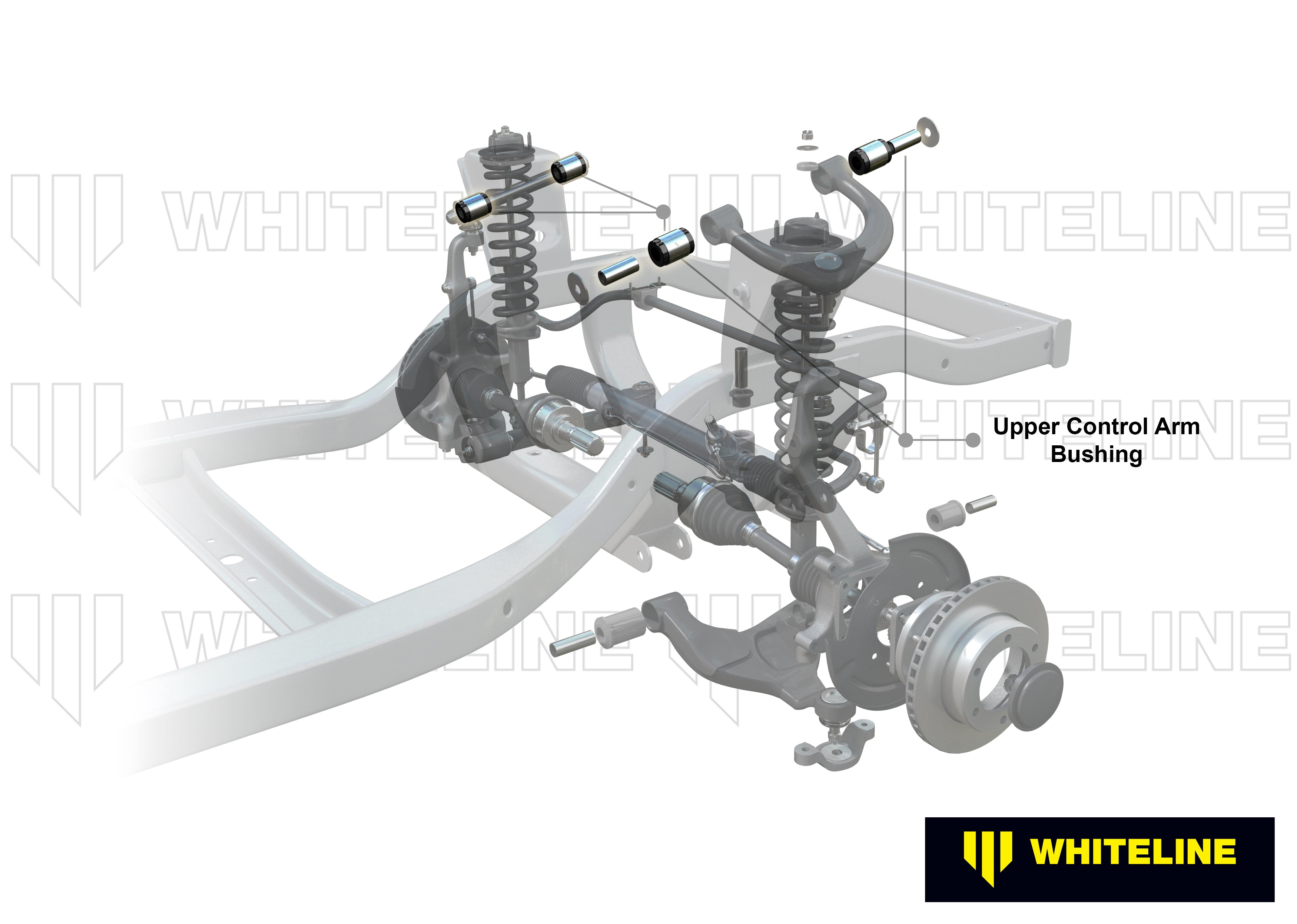 Set bucsi brat suspensie superior (decalaj dublu) Whiteline pentru Toyota 4 Runner - W53270