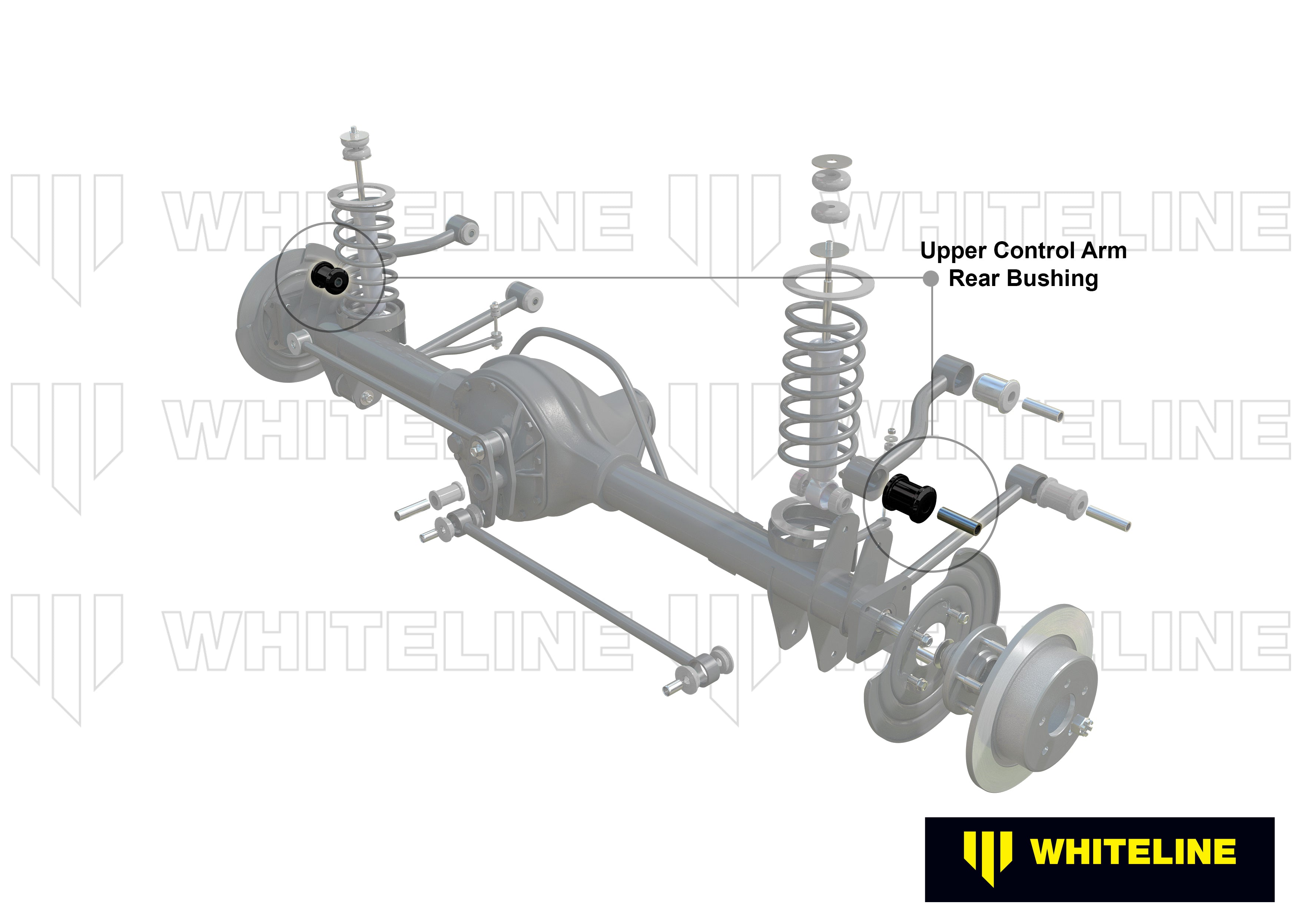 Set bucse brat longitudinal inferior Whiteline pentru Ford Ltd - W61002