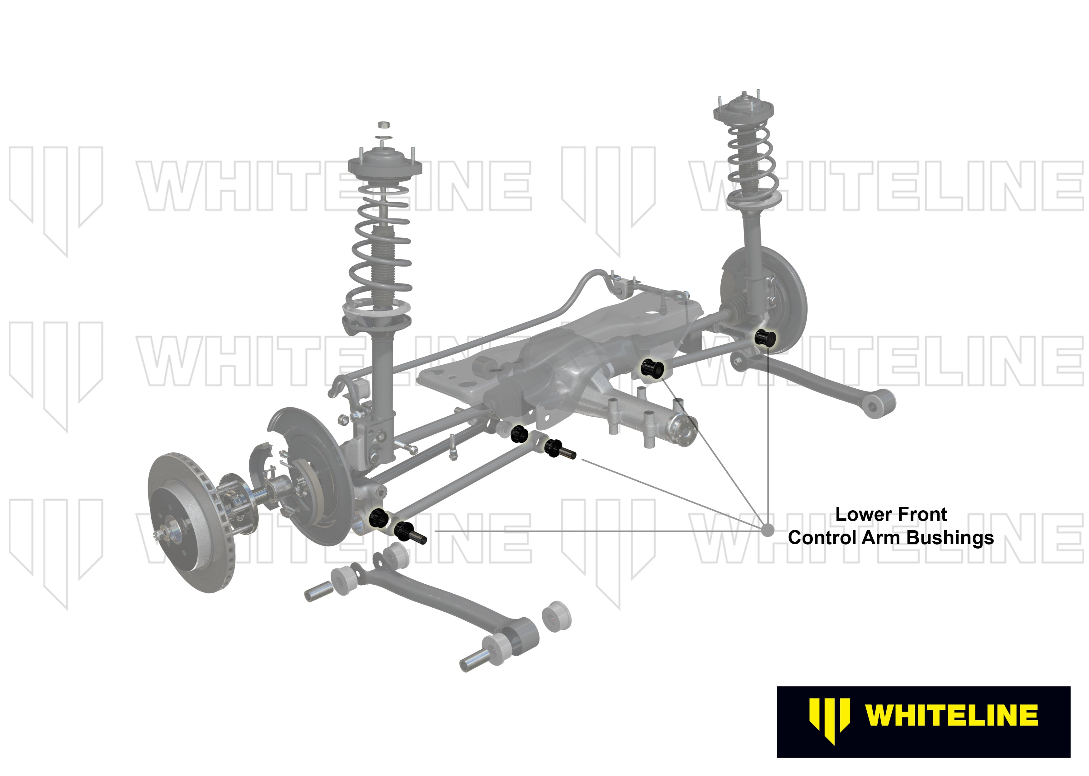 Set bucsi brat suspensie inferior Whiteline pentru Subaru Forester - W61382A