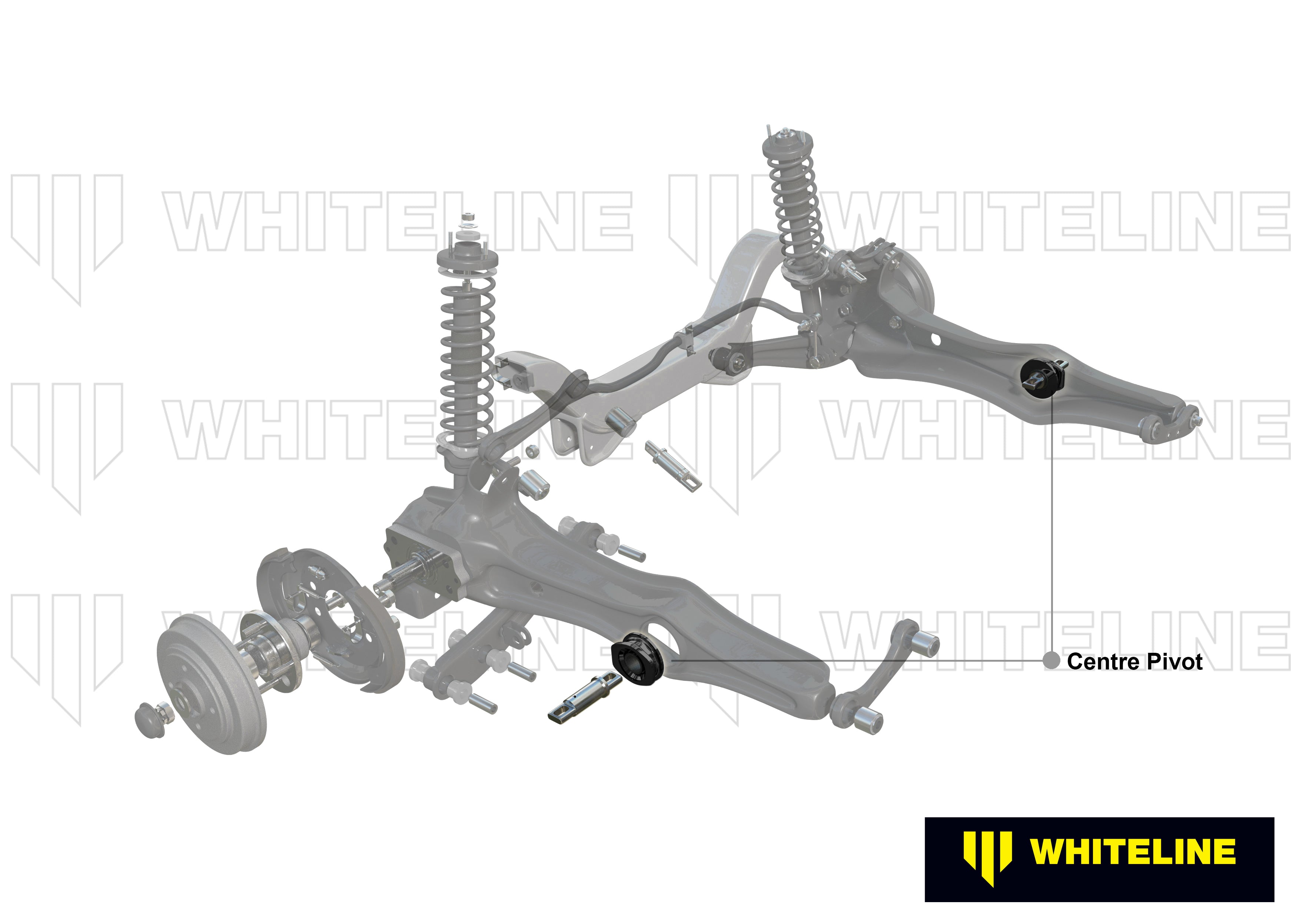 Brat longitudinal centre pivot set bucsi Whiteline pentru Honda Civic - W61508