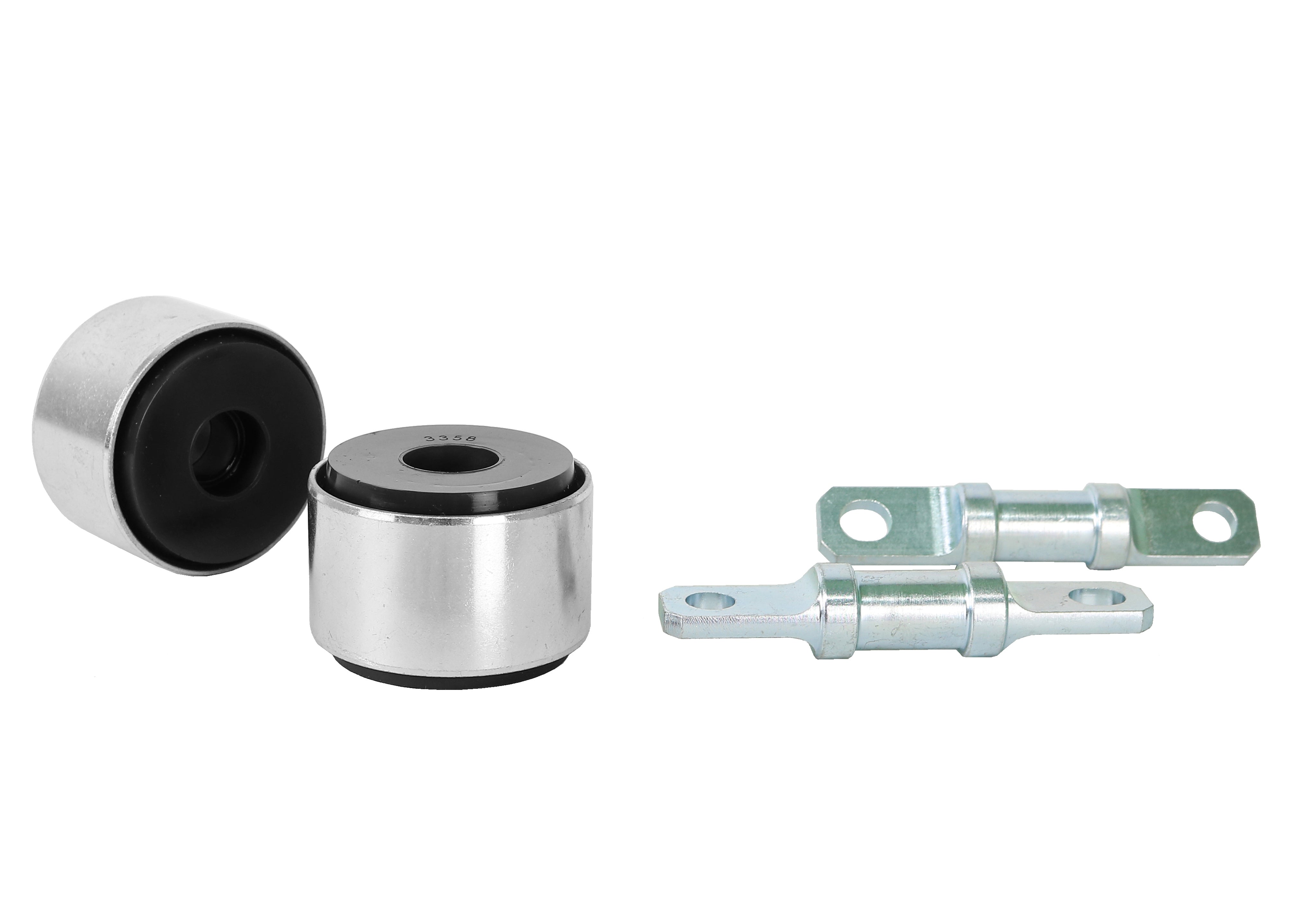 Set bucse brat longitudinal fata Whiteline pentru Chrysler Sebring / Citroën C-Crosser / Dodge Caliber / Fiat Freemont / Jeep Compass / Mitsubishi Asx / Peugeot 4007 - W63350