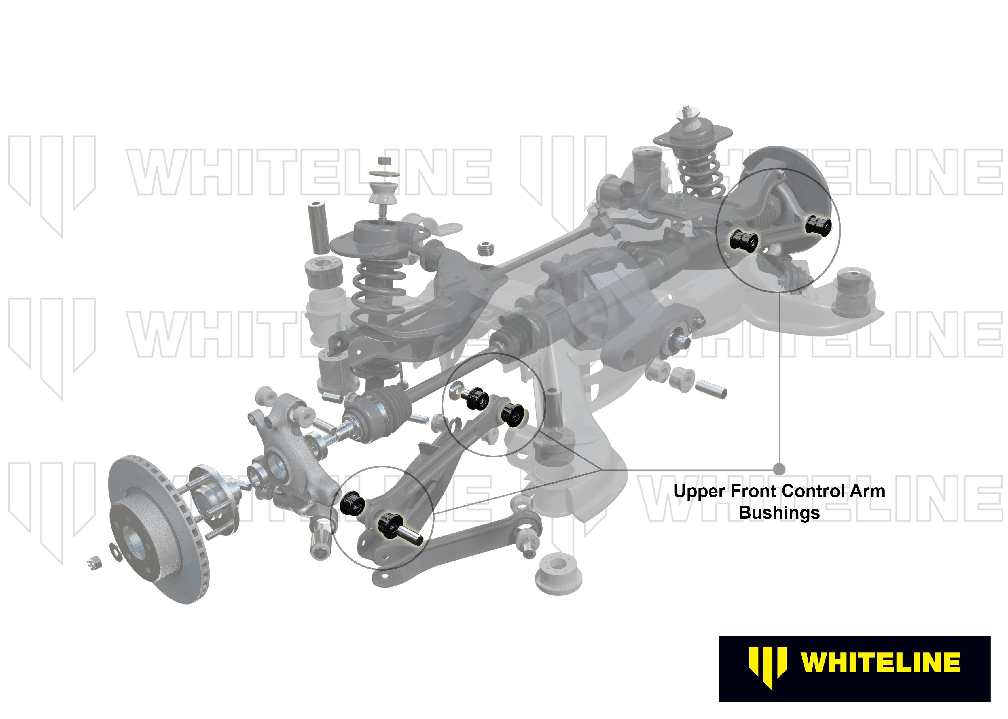 Brat suspensie superior front set bucsi Whiteline pentru Bmw 1 - W63403