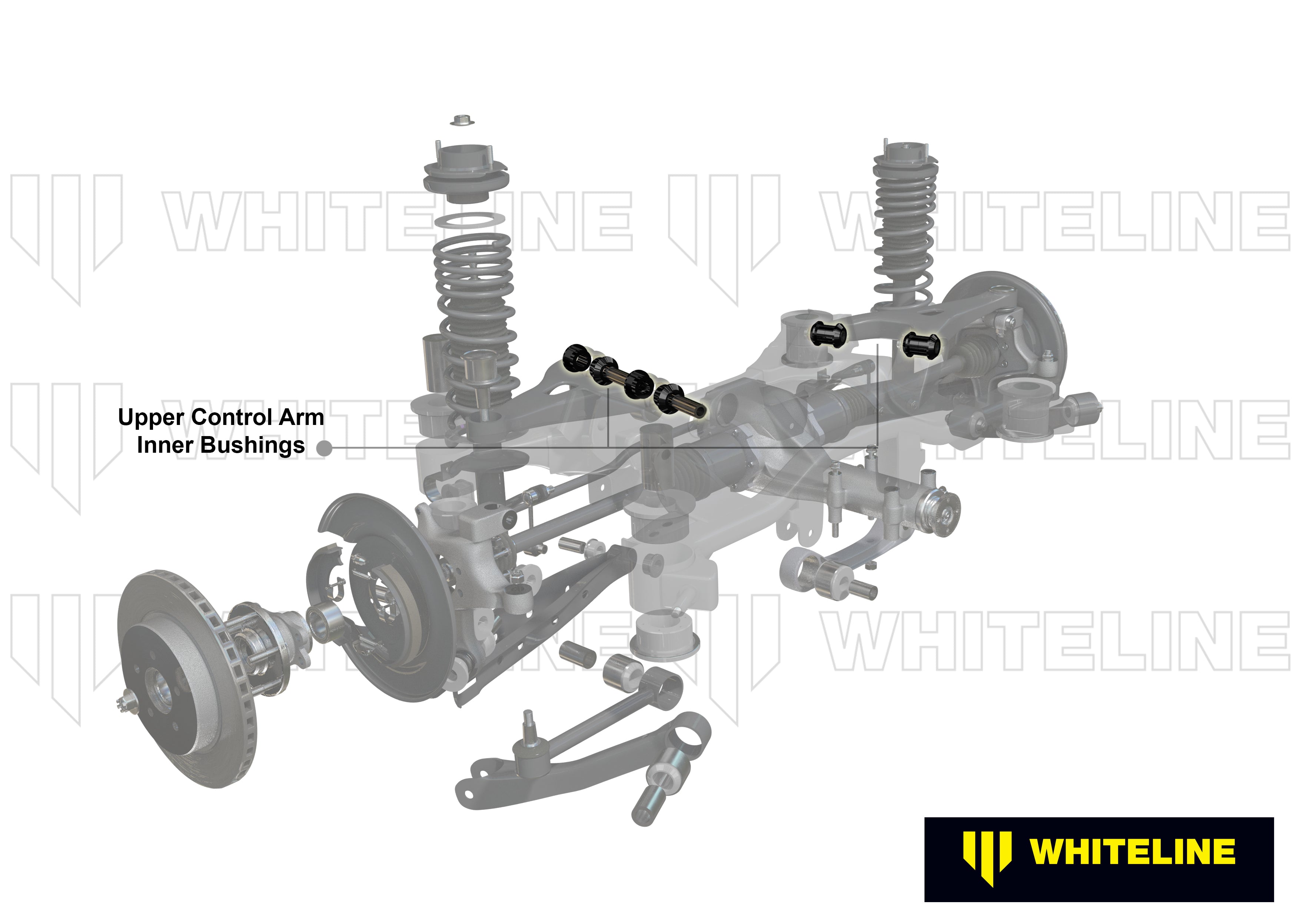 Set bucse brat suspensie superior interior Whiteline pentru Honda S2000 - W63443
