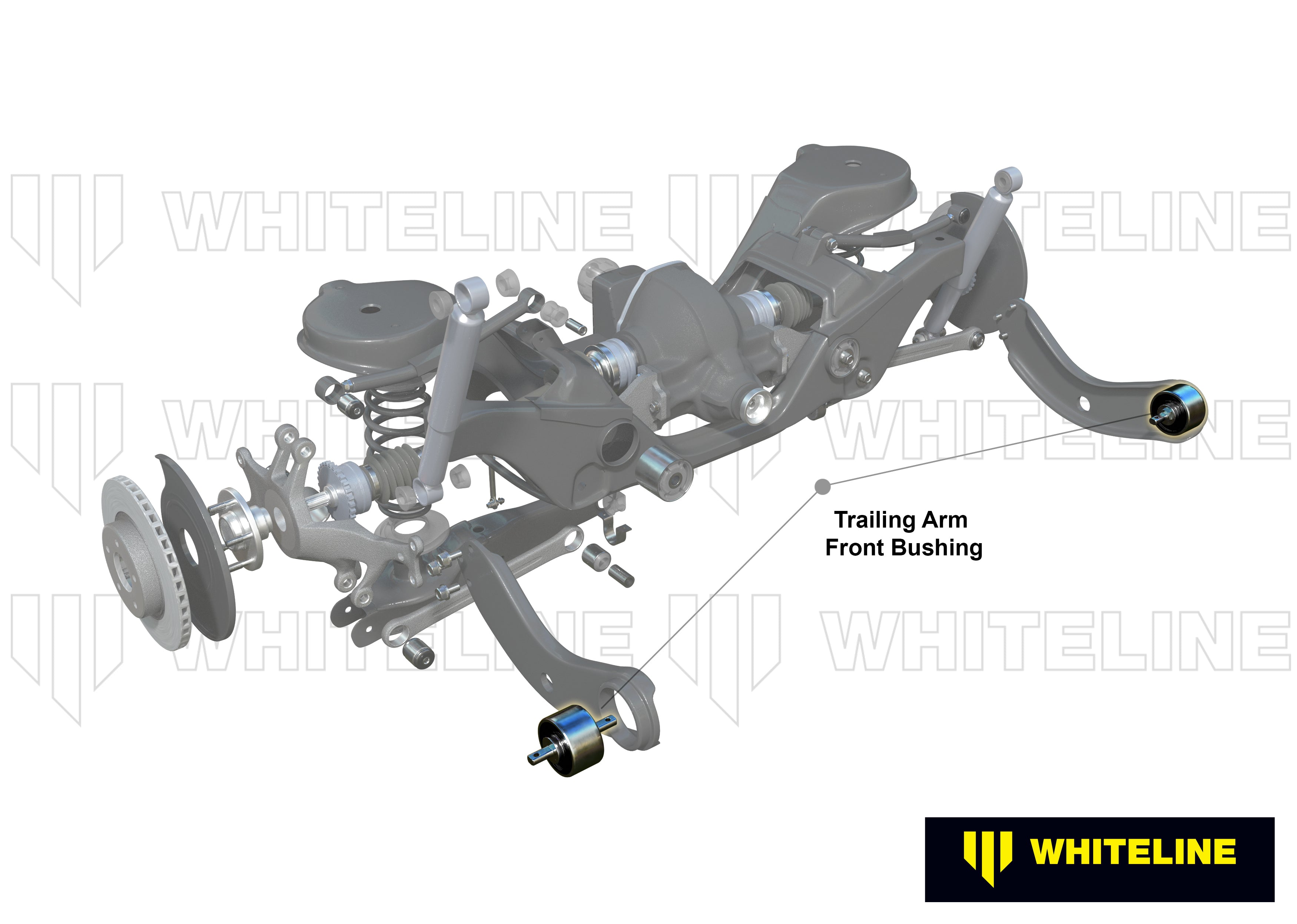 Set bucsi brat longitudinal fata Whiteline pentru Ford Focus / Mazda 3 / Volvo C30 - W63544
