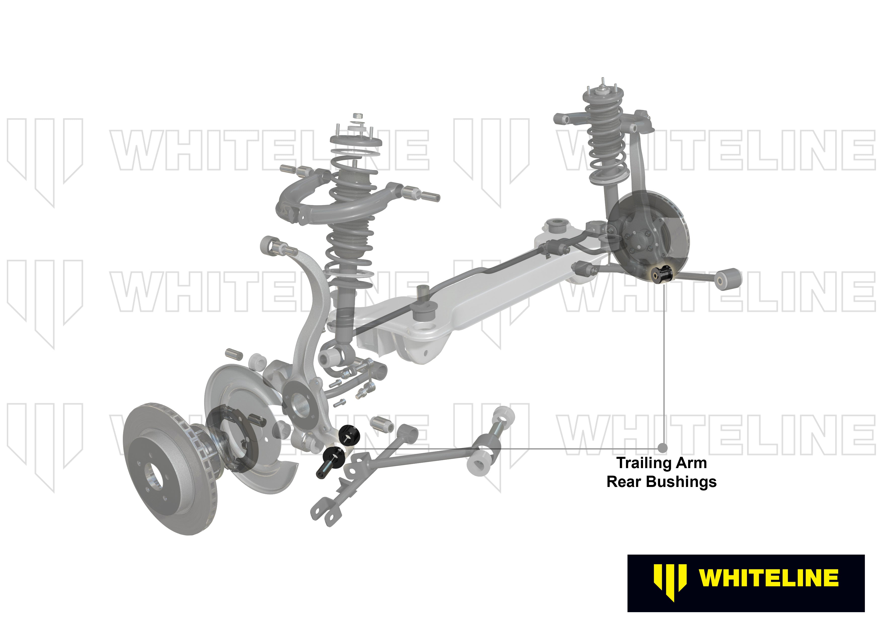 Set bucsi brat longitudinal inferior spate Whiteline pentru Lexus Gs / Toyota Altezza - W63566