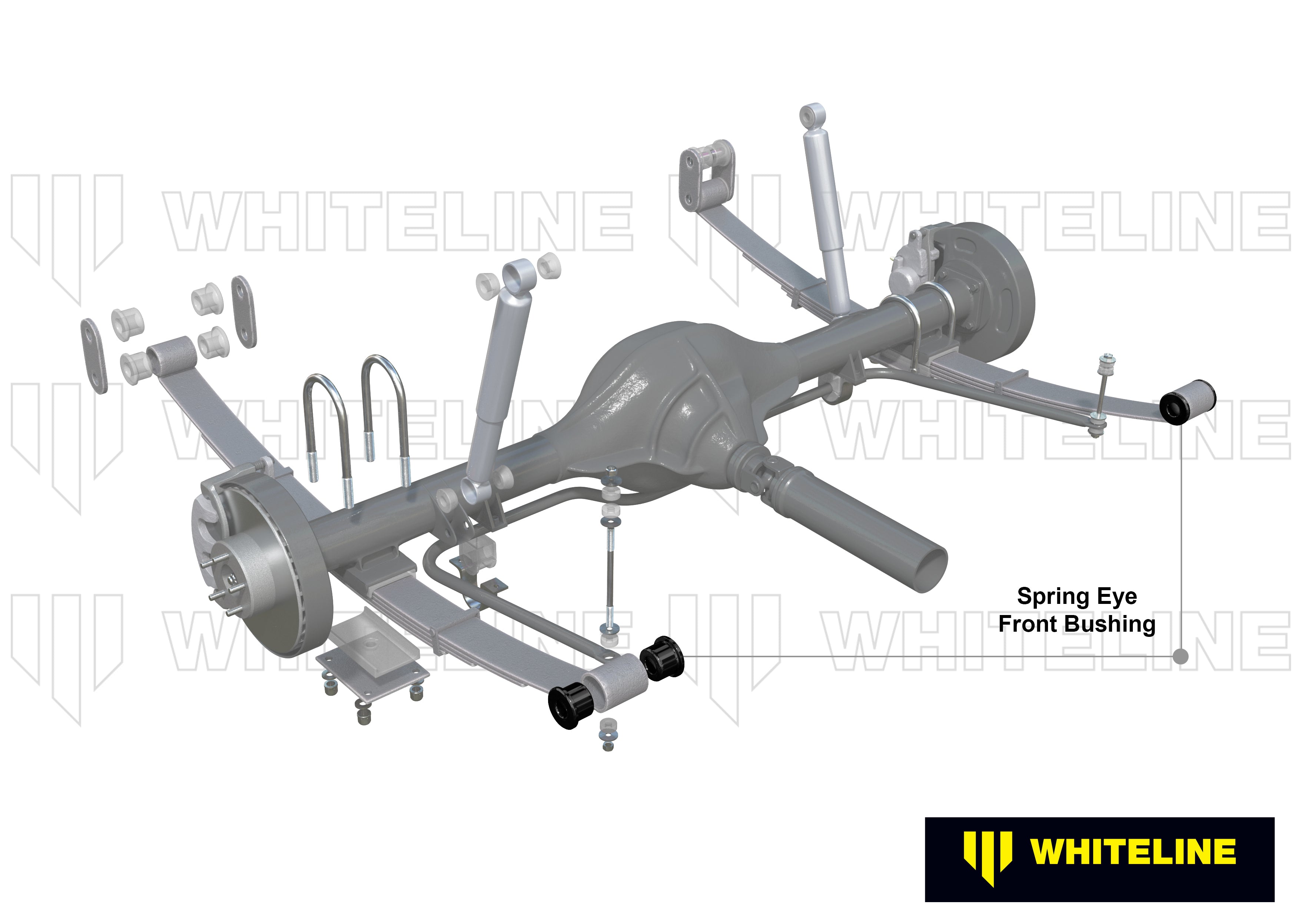 Set bucsi arc lamelar (ochi fata) Whiteline pentru Hyundai Iload / H-1 - W73407
