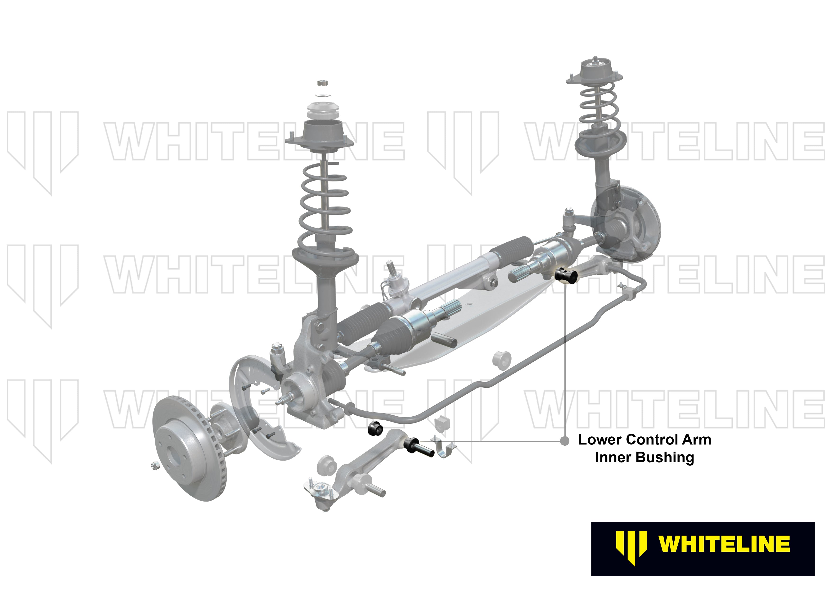 Set bucse bara panhard spre diferential Whiteline pentru Jeep Grand Cherokee - W82589A