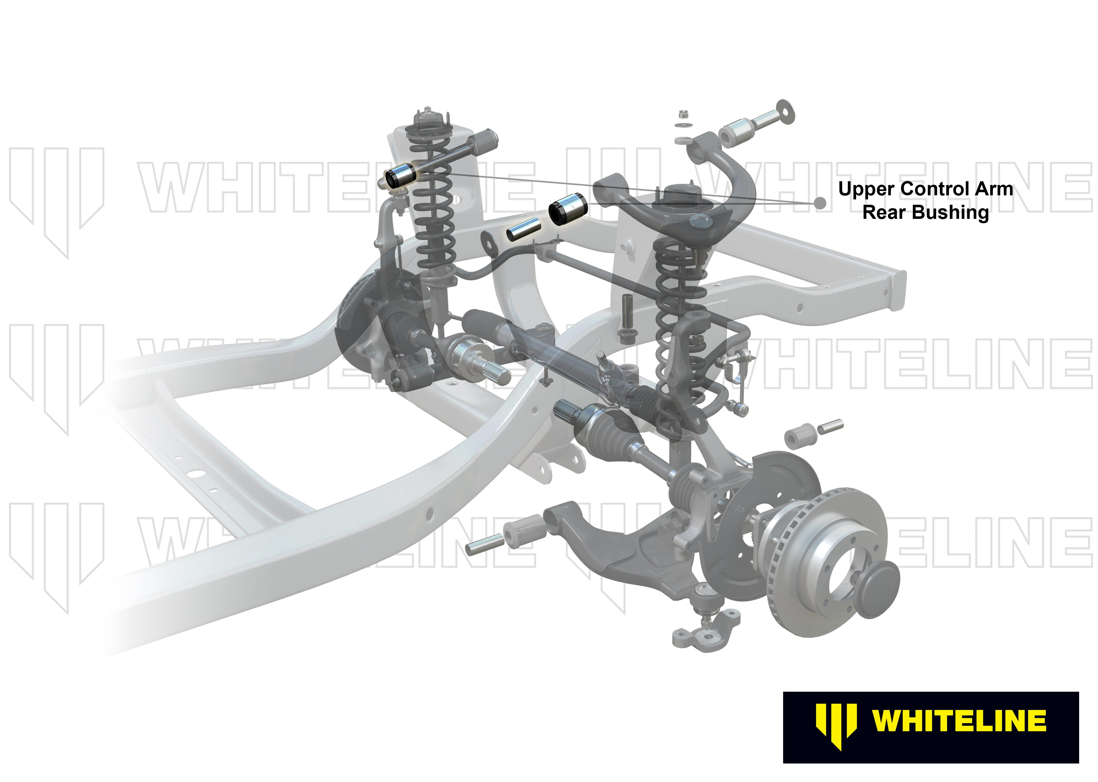 Brat suspensie superior inner rear set bucse Whiteline pentru Toyota 4 Runner - W83374