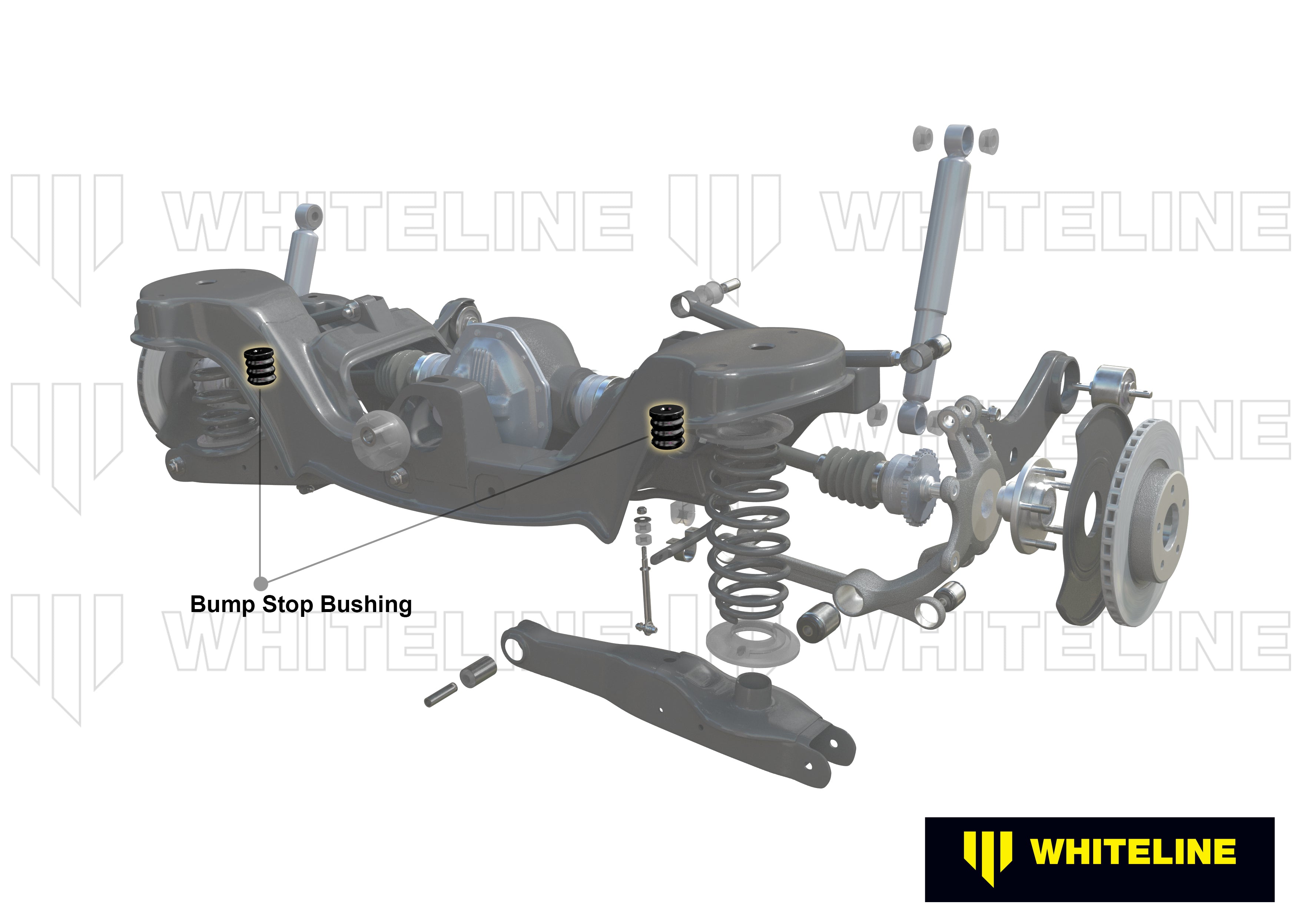 Set tampoane limitatoare suspensie (bump stop) Whiteline pentru Ford Ltd / Universal Products Bump Stop - Bushings - W92901
