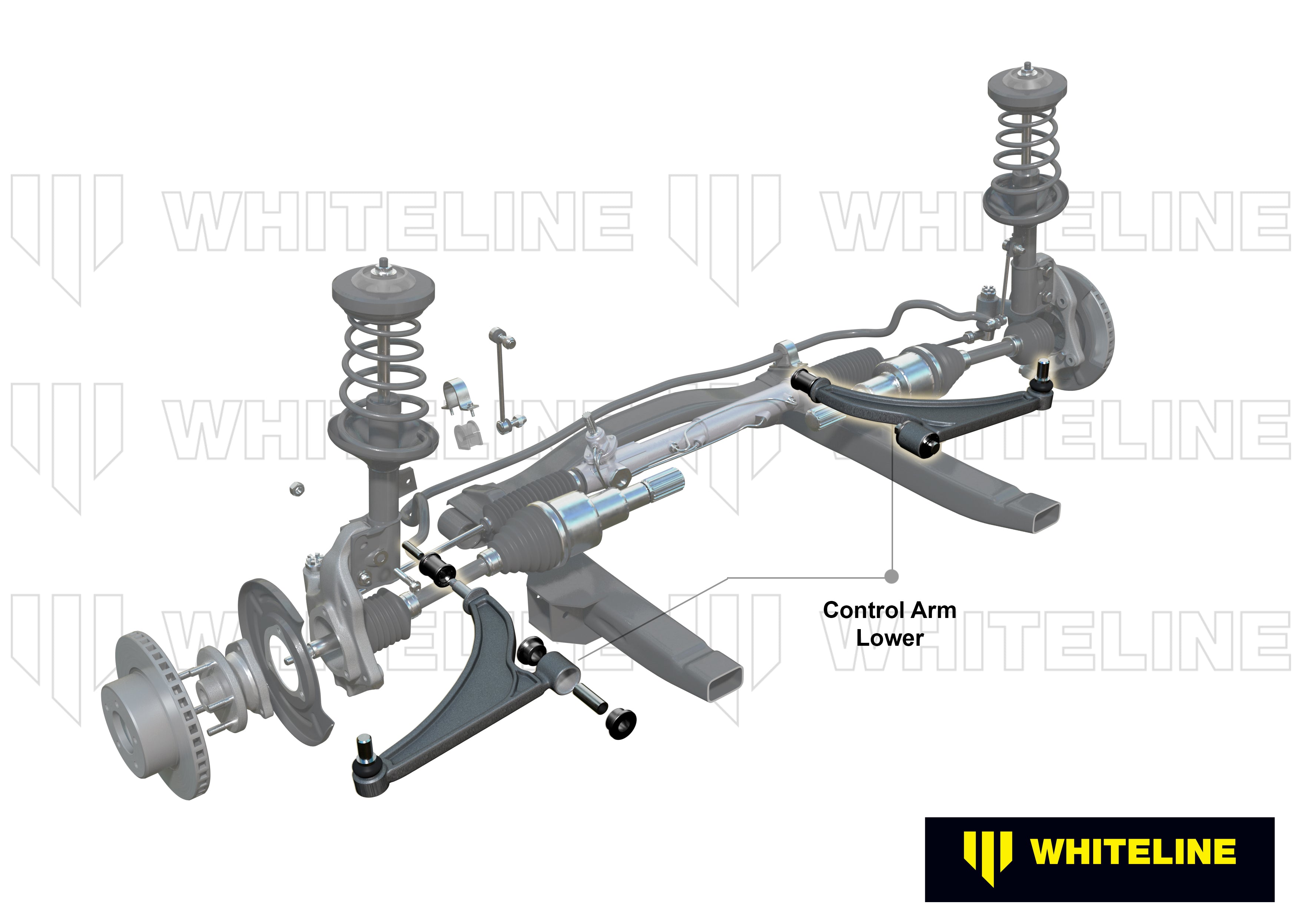 Brat suspensie inferior complet left Whiteline pentru Mazda 3 - WA317L