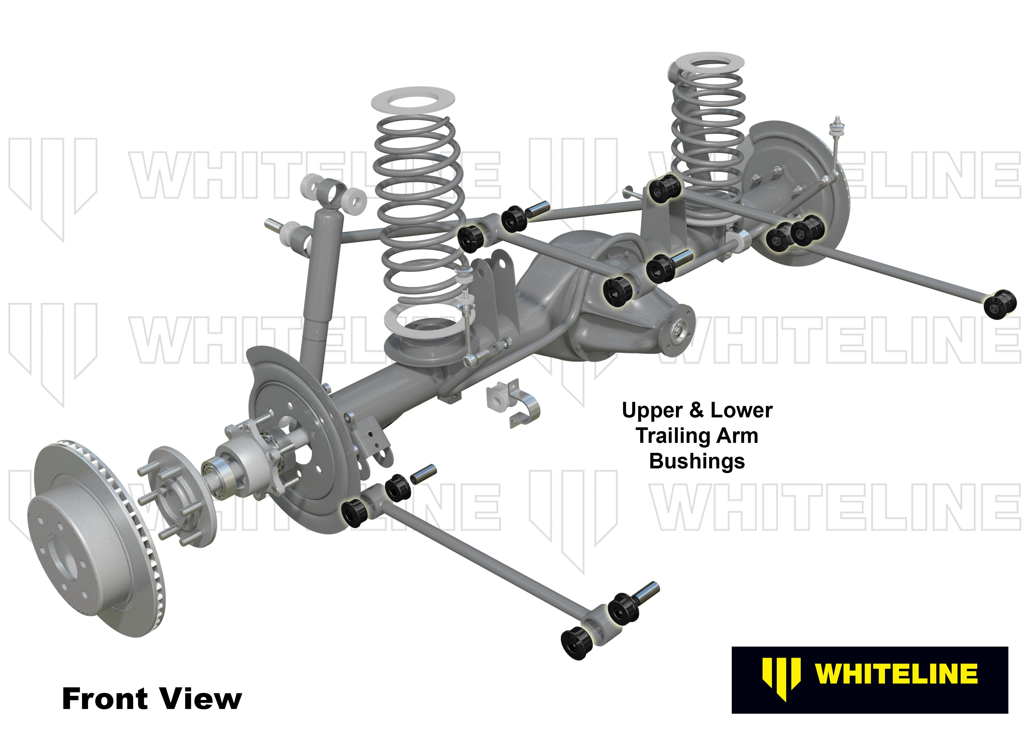 Set bucse brat longitudinal Whiteline pentru Toyota 4 Runner - WEK035