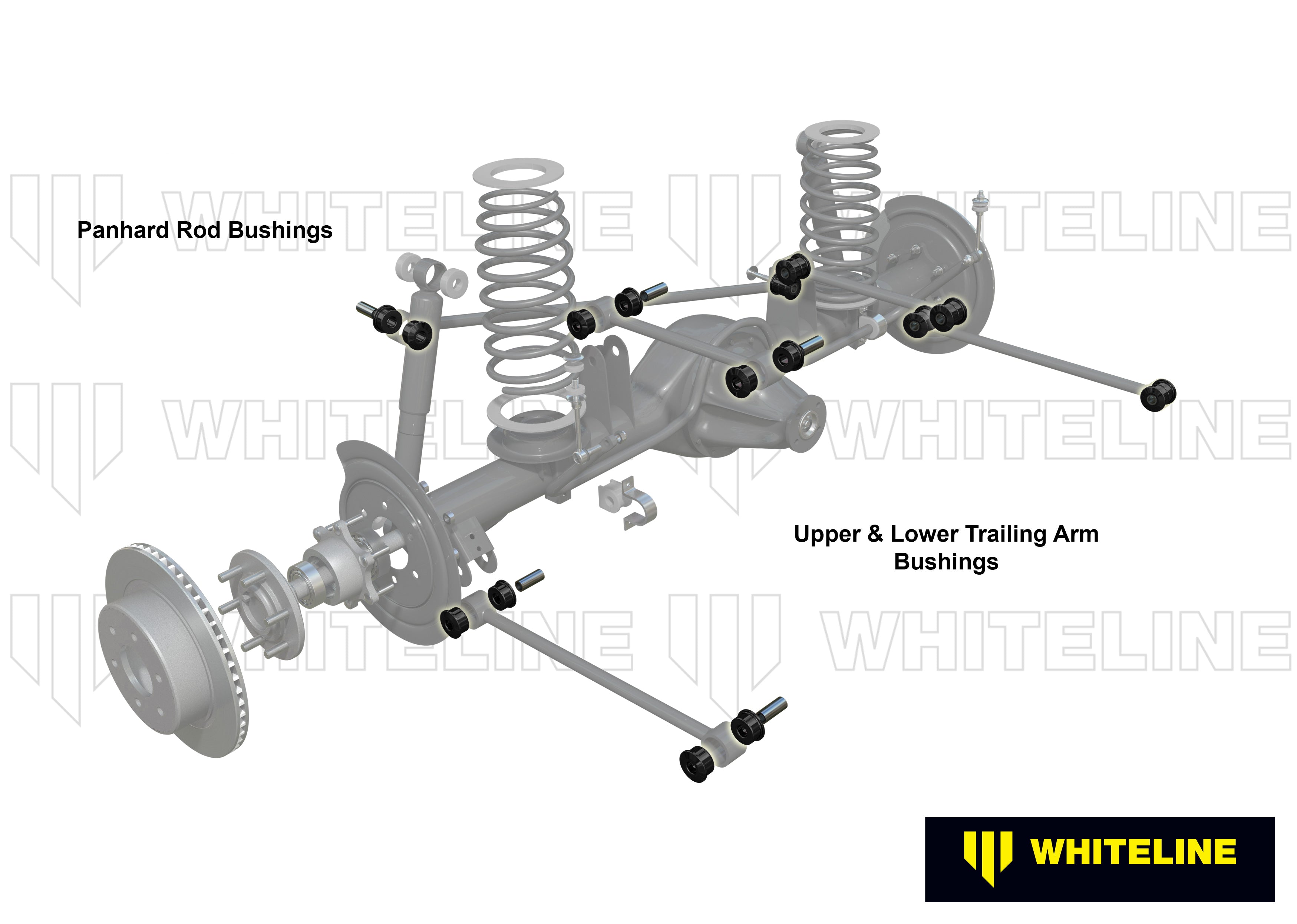 Brat longitudinal/set bucsi bara panhard Whiteline pentru Toyota Land Cruiser - WEK128