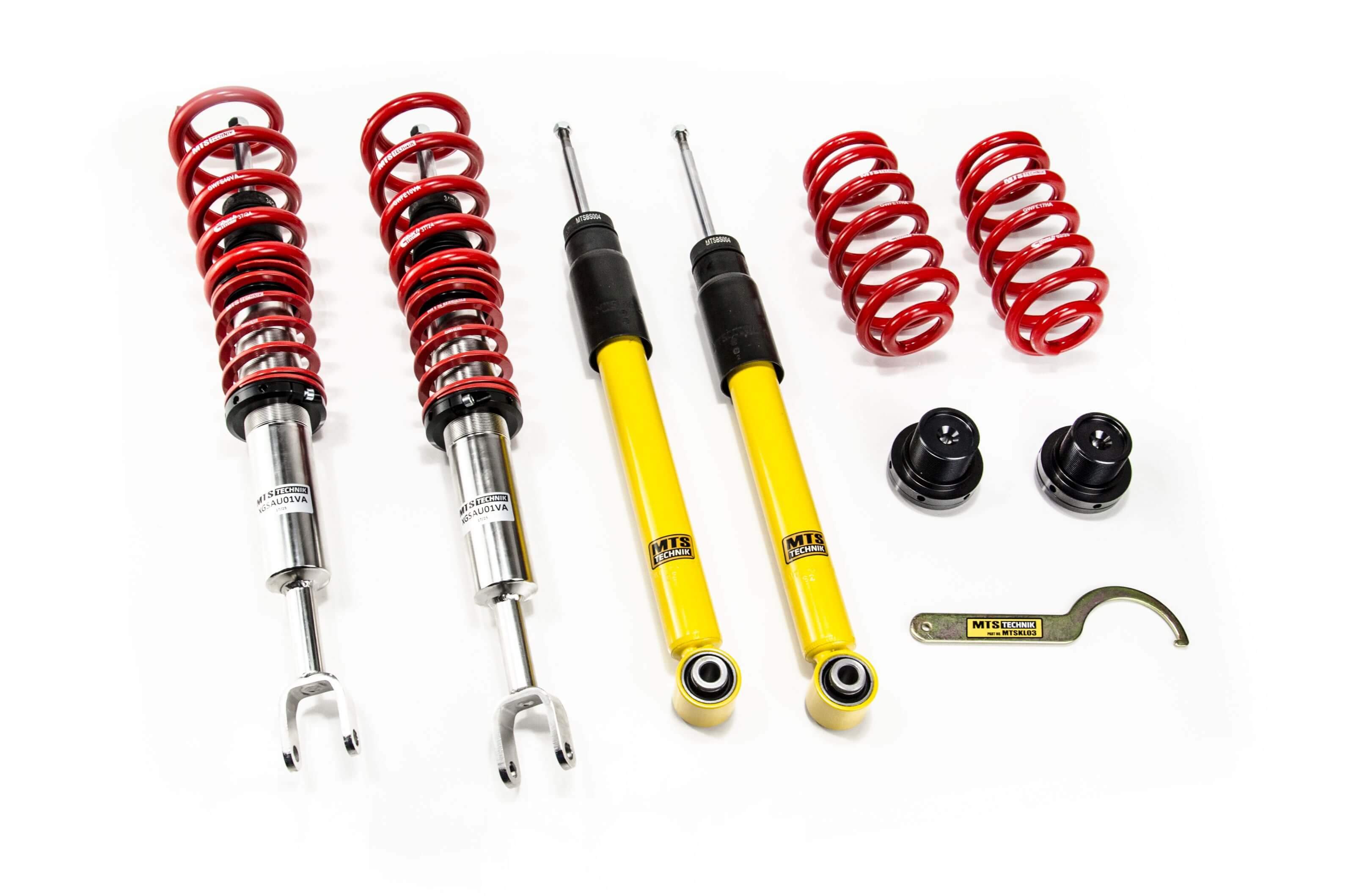 Suspensie Reglabila Coilover MTS Technik Street pentru Audi A4 B6 (8E), A4 B6 Avant (8E) si altele - XMTSGWAU04