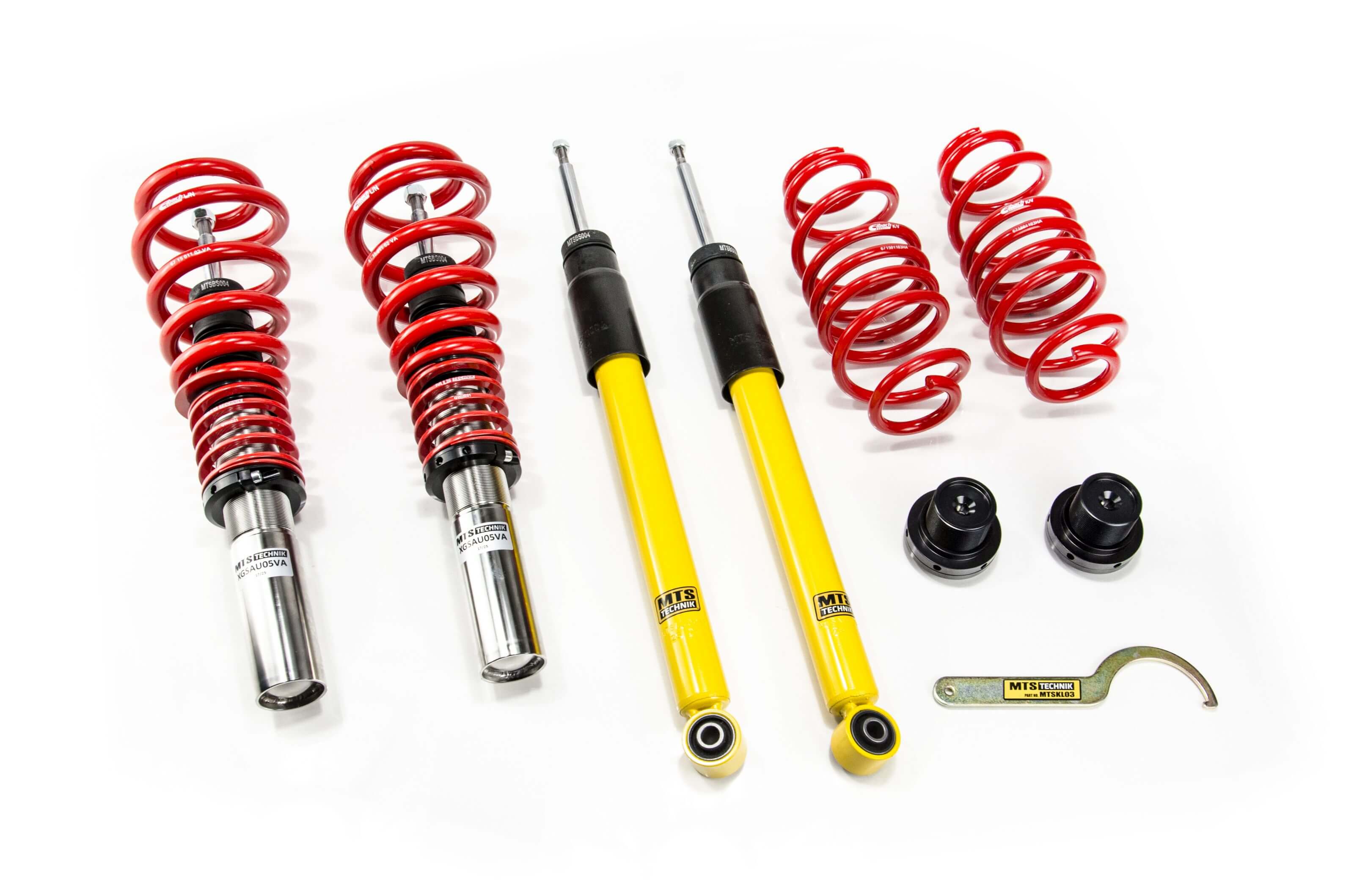 Suspensie Reglabila Coilover MTS Technik Street pentru Audi A4 Allroad B8 (8KH), A4 B8 Avant (8K) / Porsche MACAN (95B) si altele - XMTSGWAU23