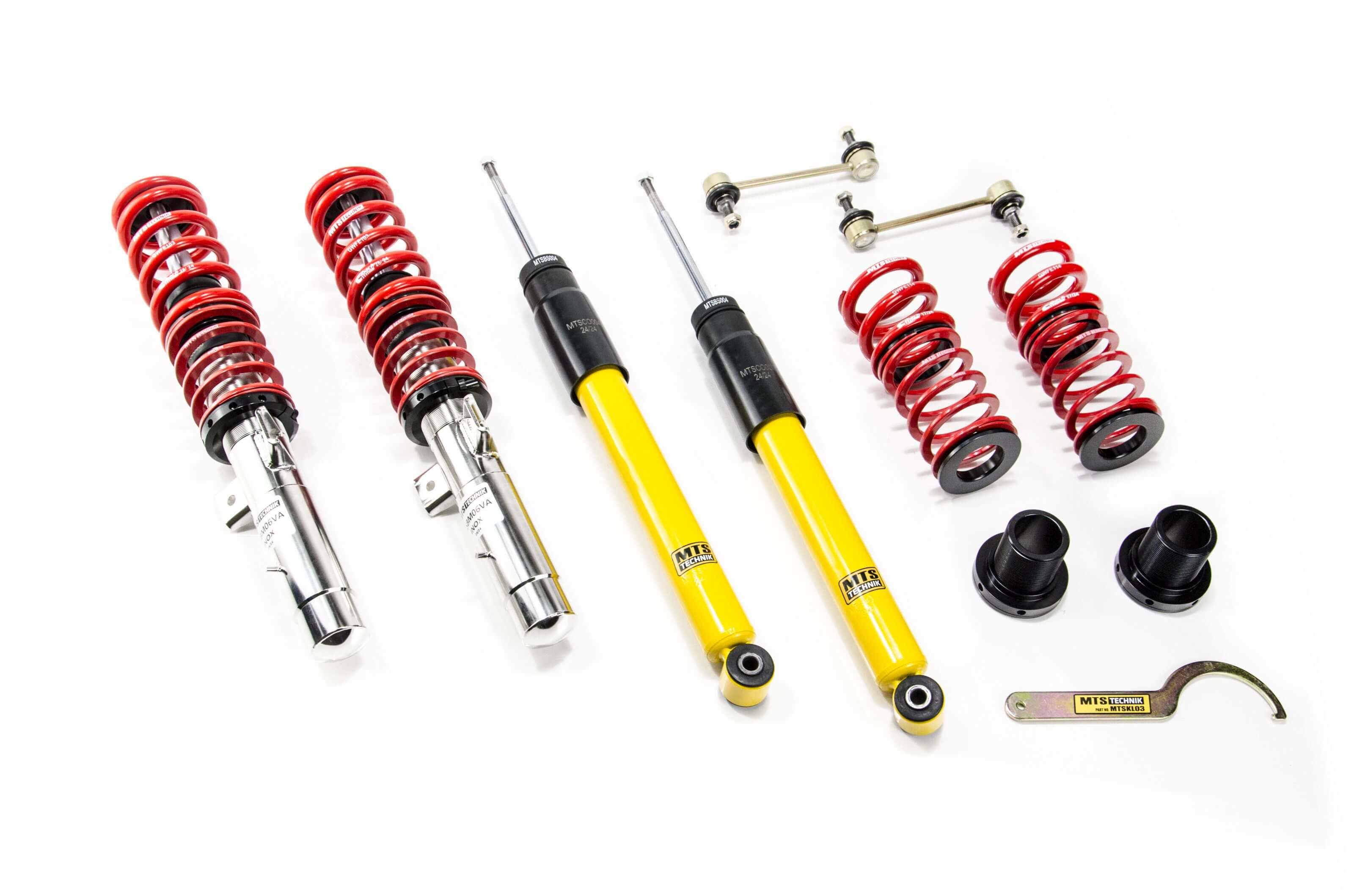 Suspensie Reglabila Coilover MTS Technik Stance pentru BMW 3 (E46), 3 Compact (E46) si altele - XMTSGWBM03-S