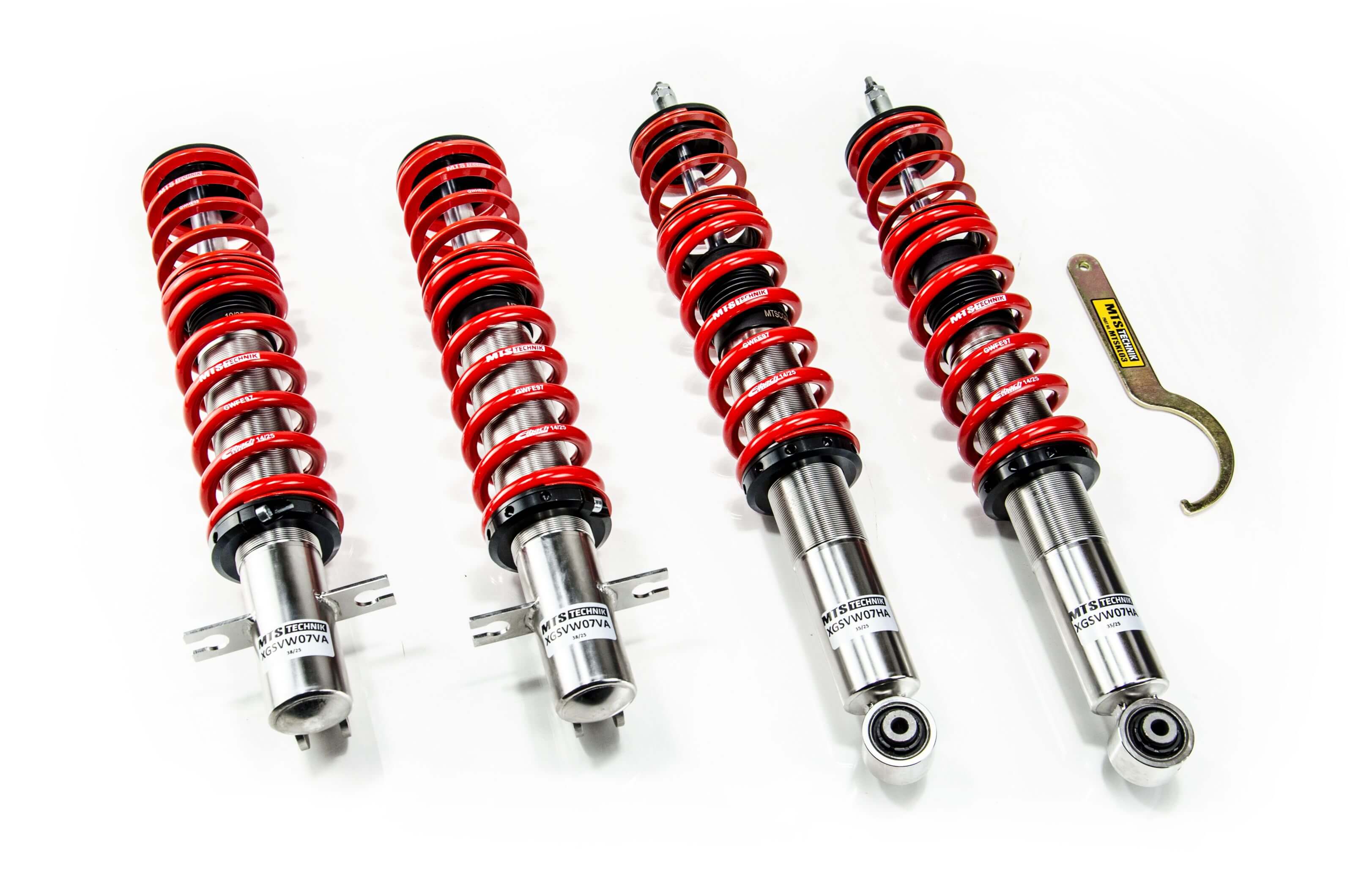 Suspensie Reglabila Coilover MTS Technik Stance pentru Volkswagen GOLF I (17), GOLF I Convertible (155) si altele - XMTSGWVW06-S