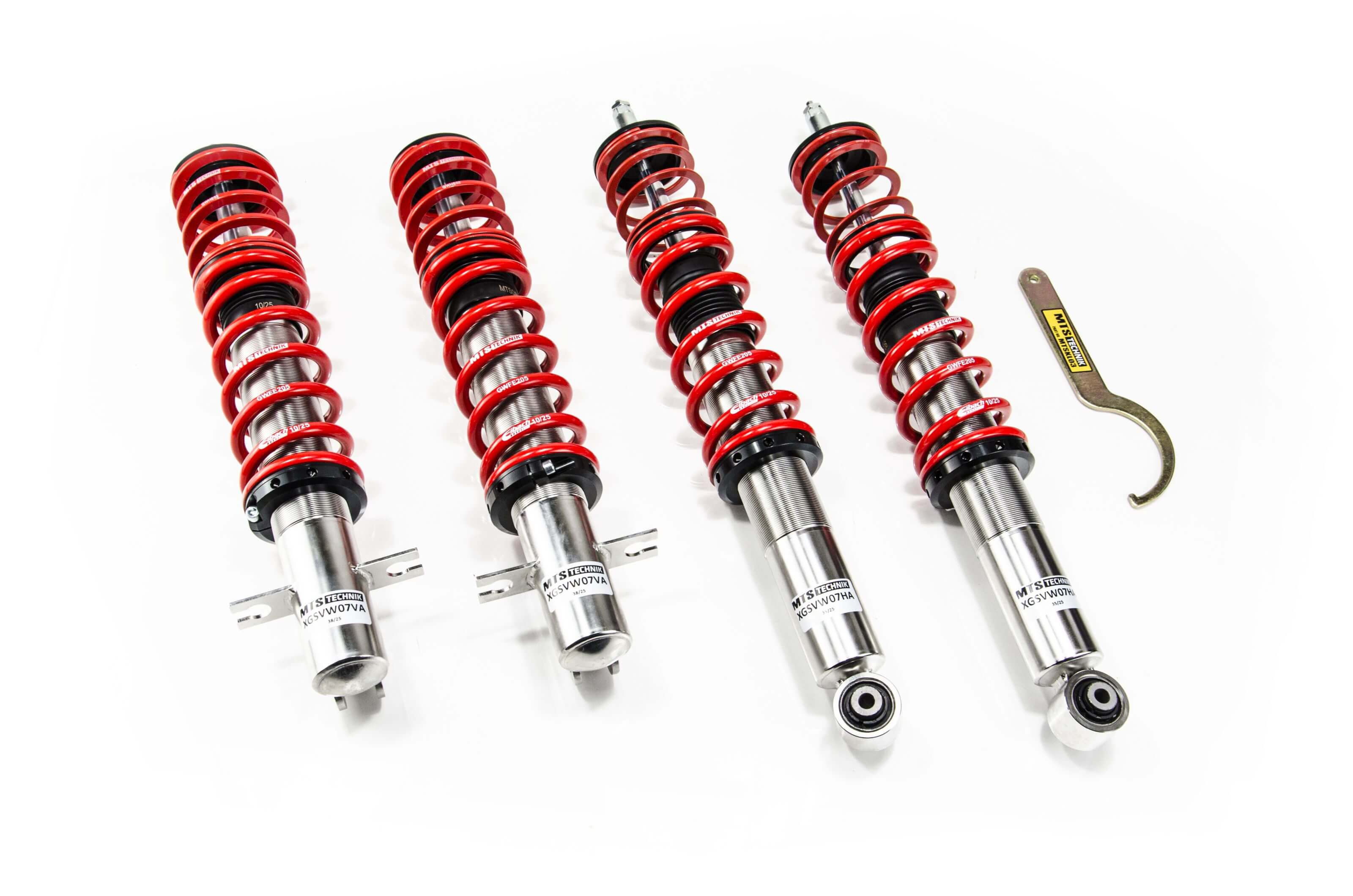 Suspensie Reglabila Coilover MTS Technik Street pentru Volkswagen GOLF I (17), GOLF I Convertible (155) si altele - XMTSGWVW06