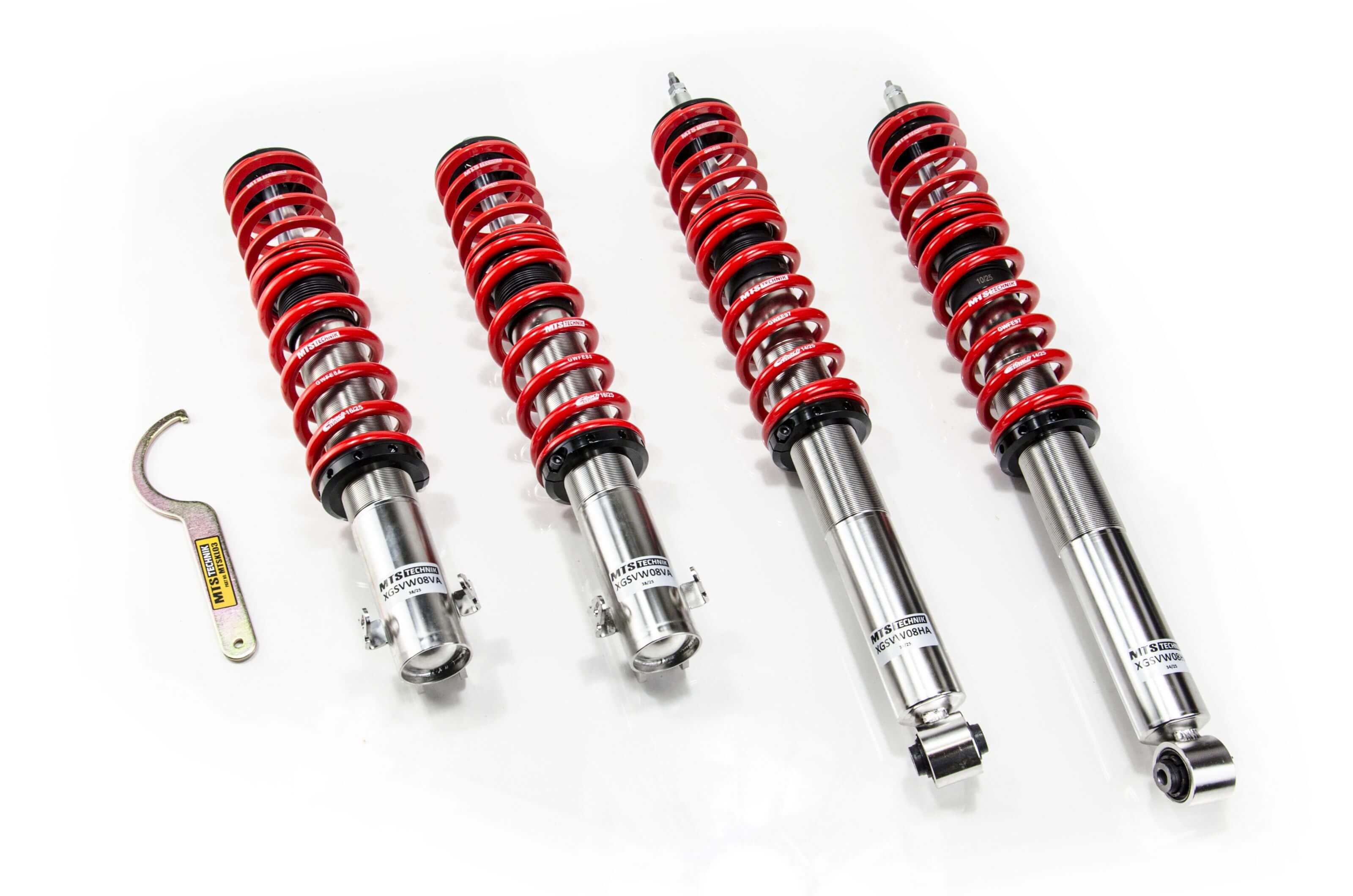 Suspensie Reglabila Coilover MTS Technik Street pentru Seat TOLEDO I (1L) / Volkswagen CORRADO (53I), GOLF II (19E/1G1) si altele - XMTSGWVW08