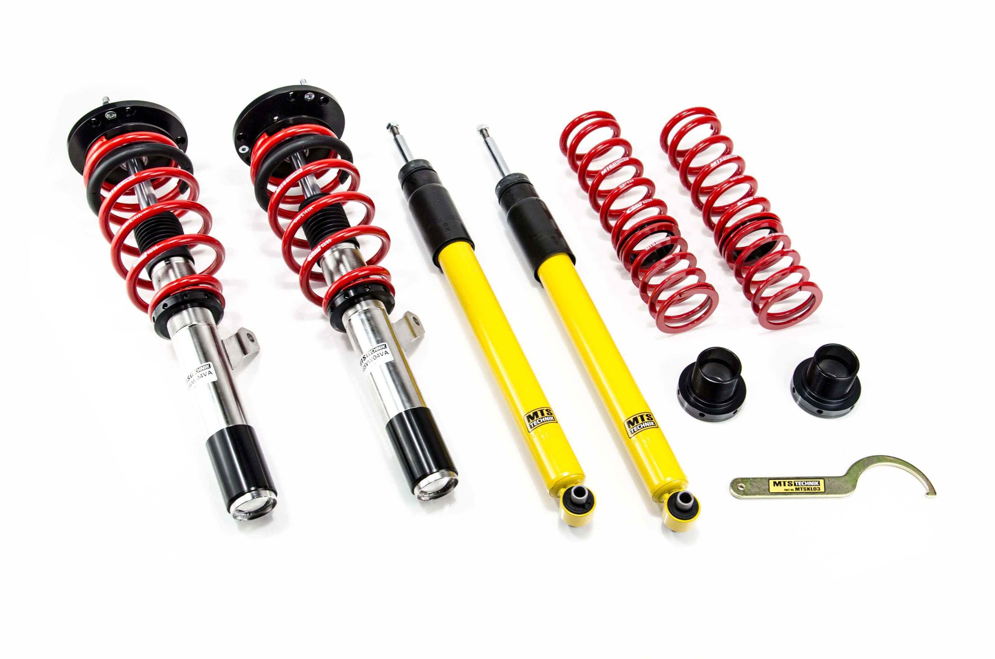 Suspensie Reglabila Coilover MTS Technik Street pentru Skoda SUPERB III (3V), SUPERB III Estate (3V) / Volkswagen PASSAT B8 (3G2), PASSAT B8 Variant (3G5) si altele - XMTSGWVW103