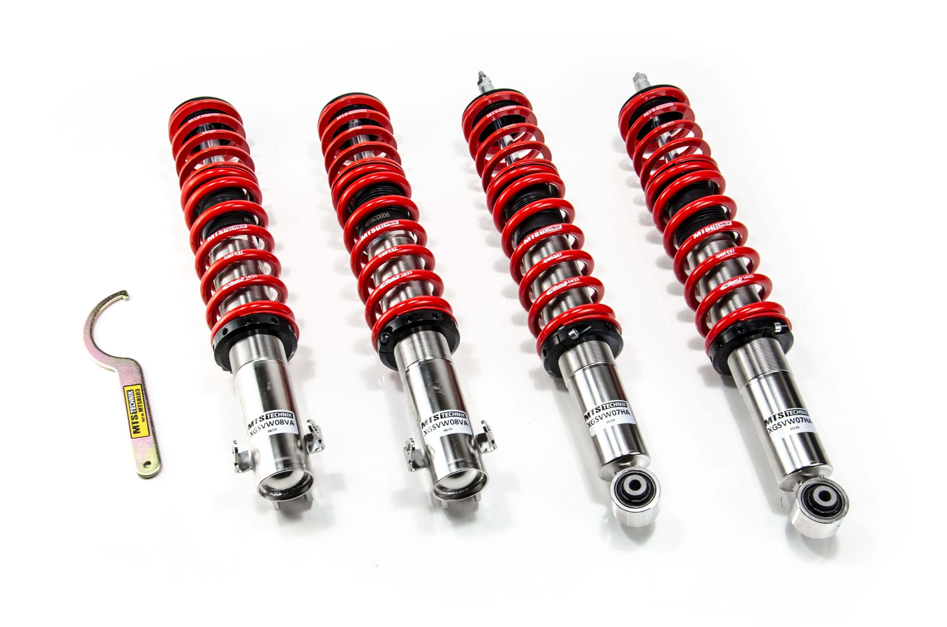 Suspensie Reglabila Coilover MTS Technik Stance pentru Seat CORDOBA (6K), CORDOBA Vario (6K) / Volkswagen POLO III (6N1), POLO III CLASSIC (6V2) si altele - XMTSGWVW27-S