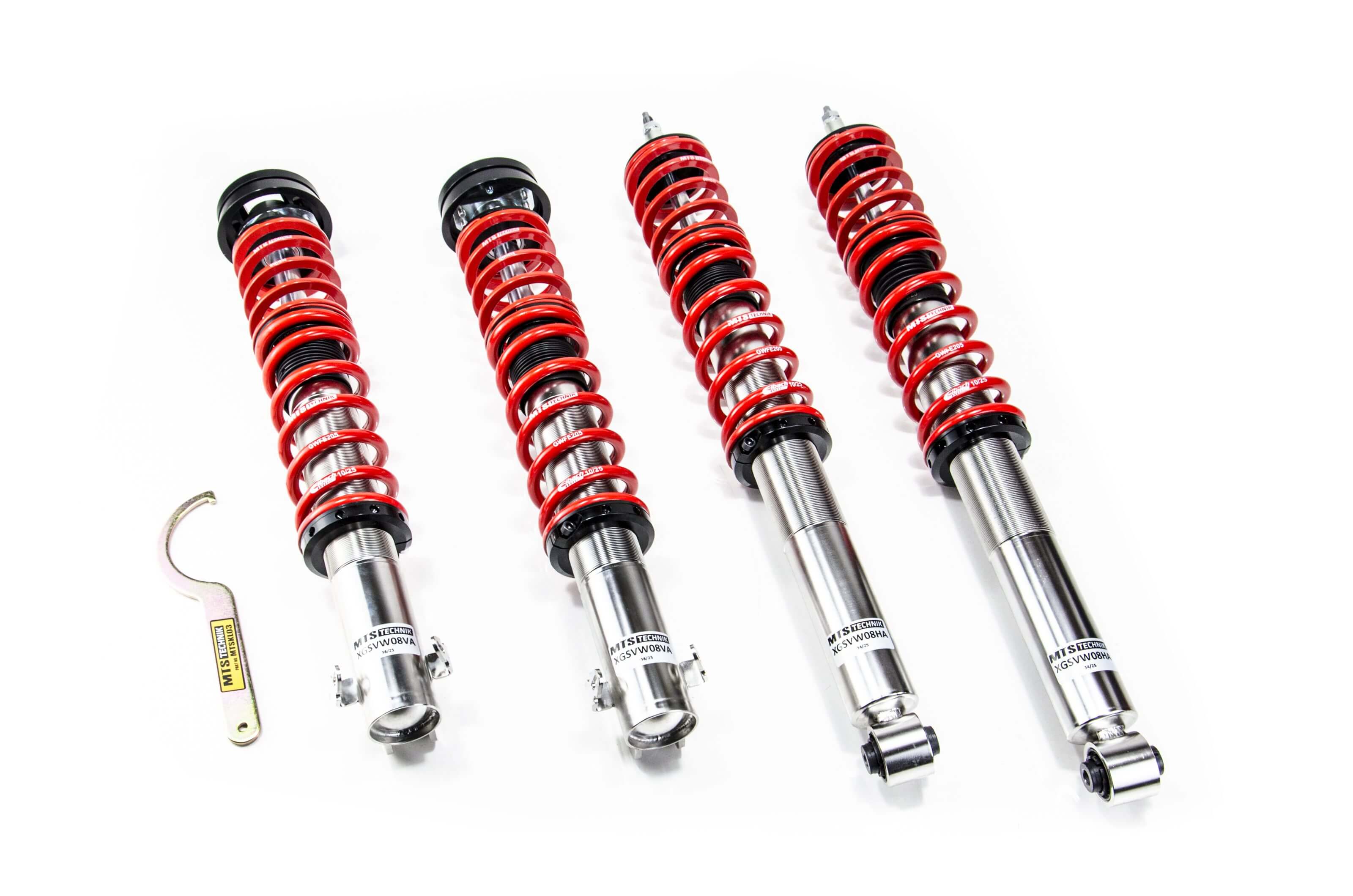 Suspensie Reglabila Coilover MTS Technik Comfort pentru Seat TOLEDO I (1L) / Volkswagen CORRADO (53I), GOLF II (19E/1G1) si altele - XMTSGWVW86-C