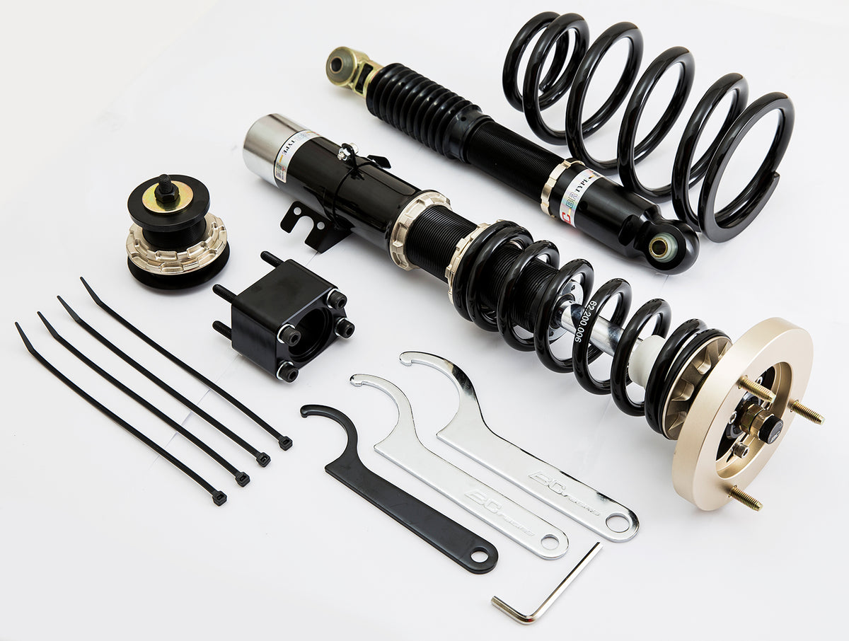 BC Racing BR Coilover Kit - Volvo 240 240 (74-93) RWD, RCA INCLUDED, weld-on (ZG-12-BR-RA)