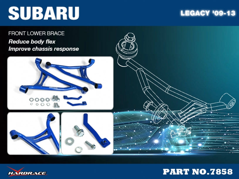 Bara rigidizare inferior fata Hardrace pentru Subaru Legacy - 7858