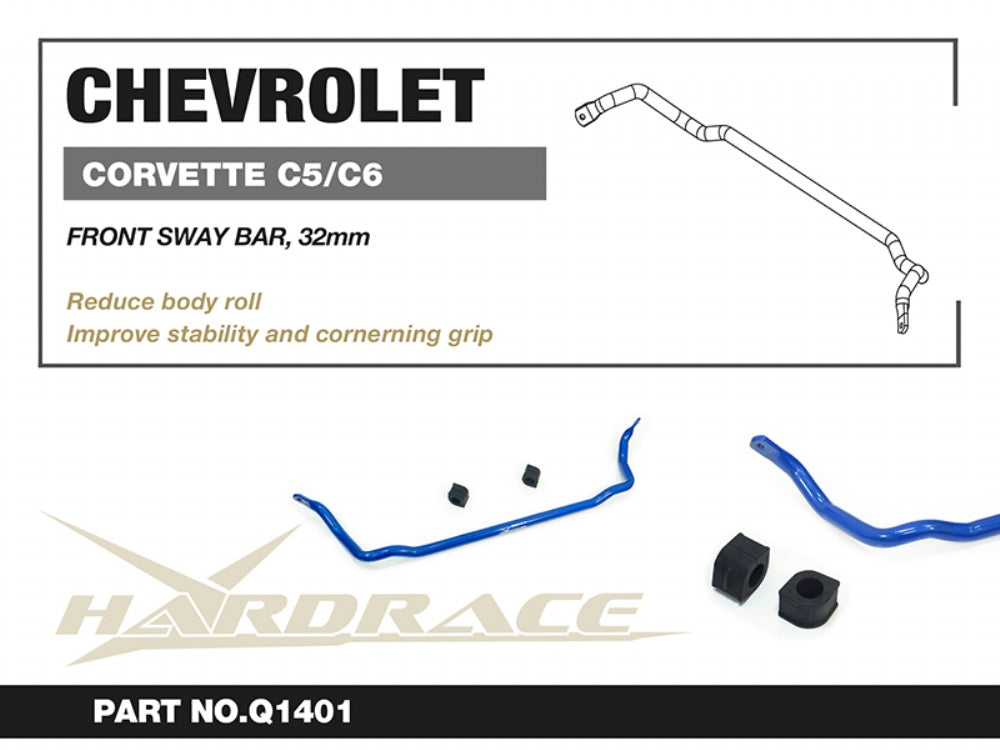 Bara stabilizatoare fata Hardrace pentru Chevrolet Corvette - Q1401