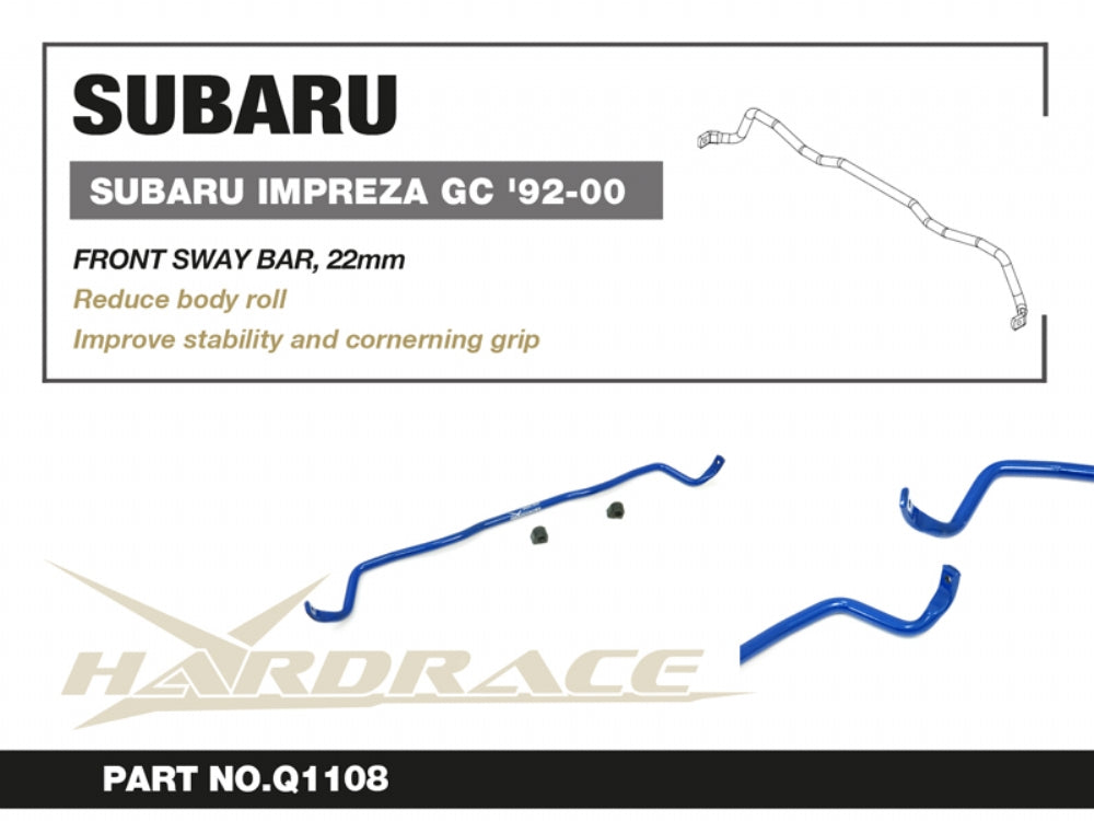 Bara stabilizatoare fata Hardrace pentru Subaru Impreza - Q1108