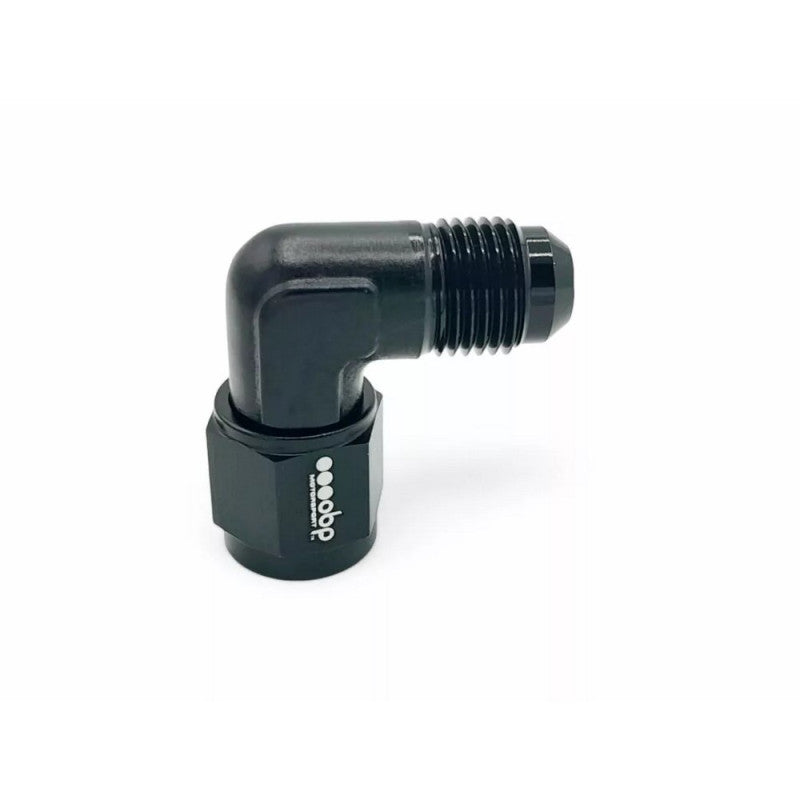 Adaptor OBP 90 Grade Tata Convex JIC la Mama Rotativa Concava JIC - Negru (AN6/AN8/AN10/AN12)