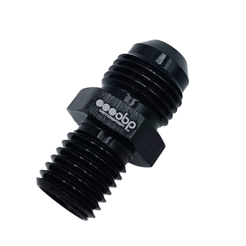 Adaptor Tata-Tata OBP M10x100 la JIC AN4 - Aluminiu Negru