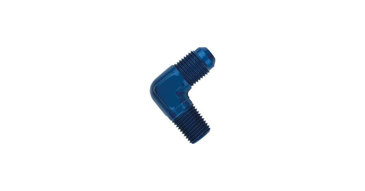 Adaptor Goodridge 90° – Tata 9/16x18 (AN6) la 1/8x27 NPT