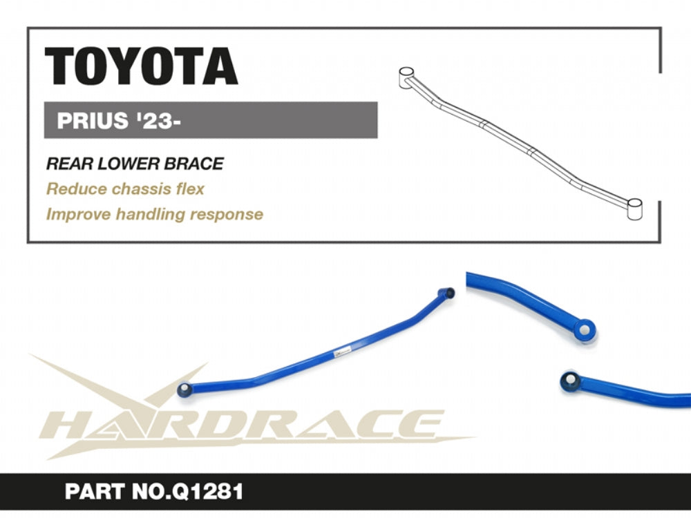 Bara rigidizare inferior spate Hardrace pentru Toyota Prius - Q1281