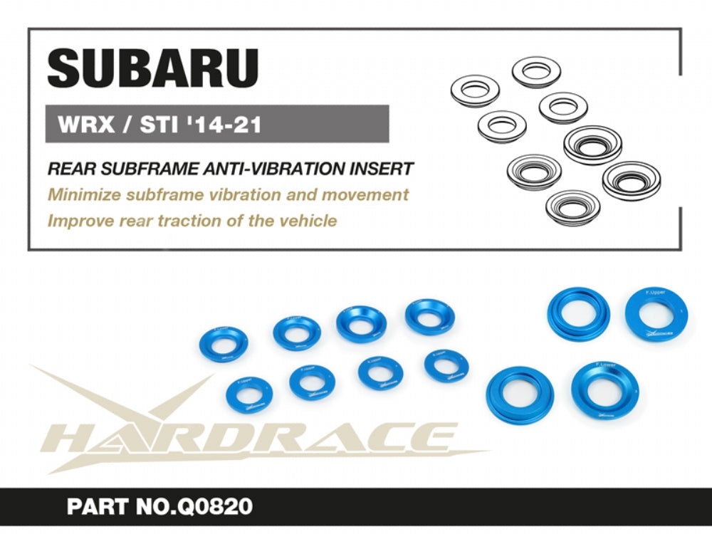 Insertie antivibratie punte spate Hardrace pentru Subaru WRX - Q0820