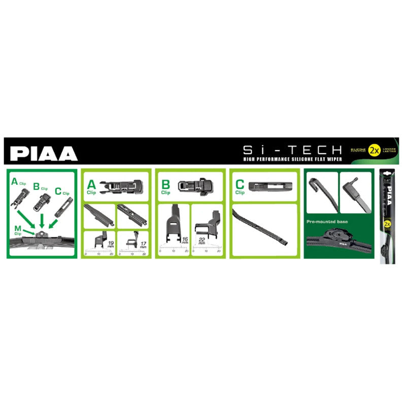 Stergator parbriz silicon PIAA Si-Tech 530mm