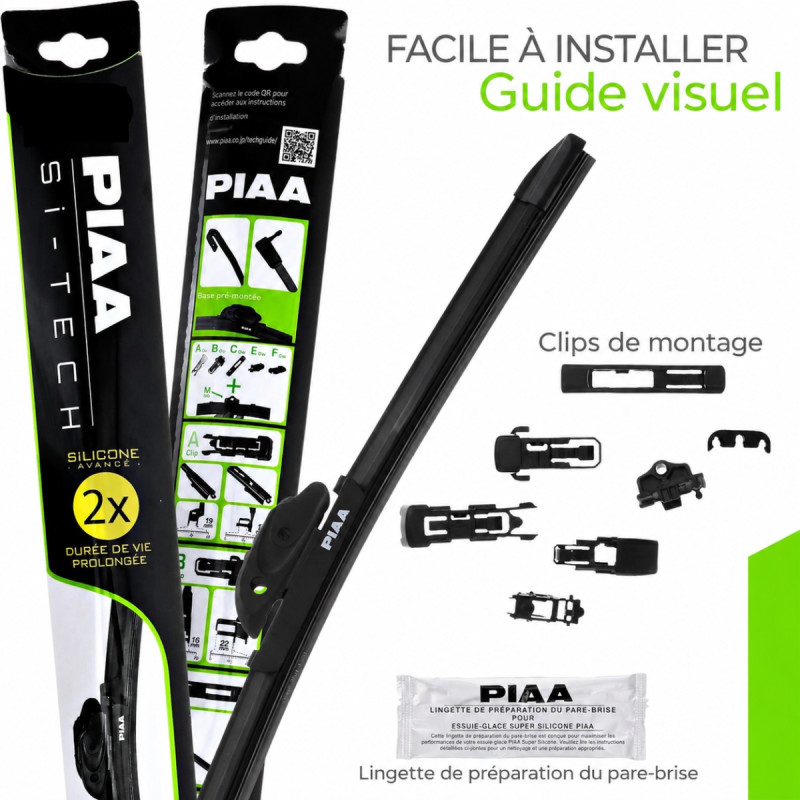 Stergator parbriz silicon PIAA Si-Tech 550mm